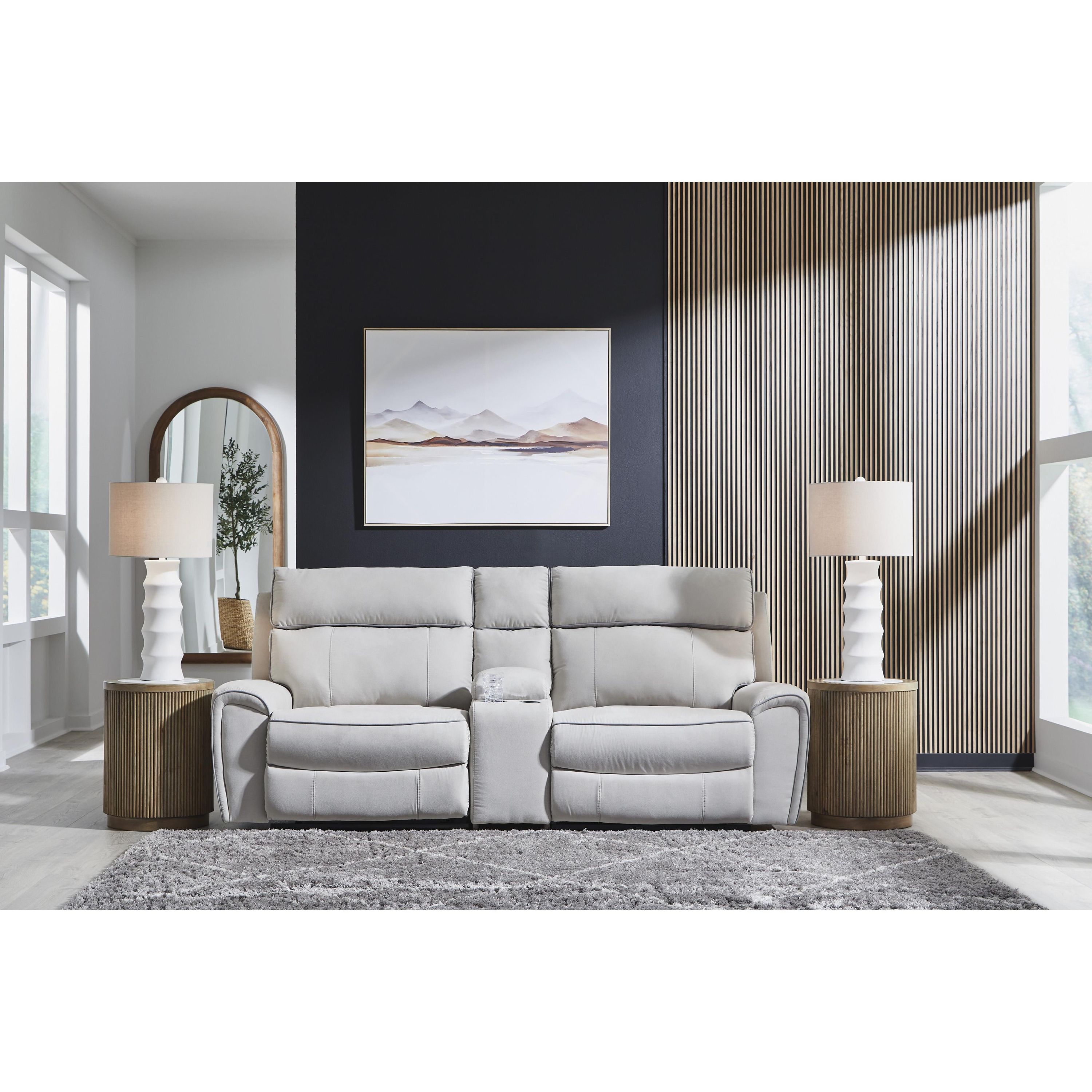 Signature Design by Ashley Social Pointe PC98802S3 3 pc Power Reclining Sectional - Image 2