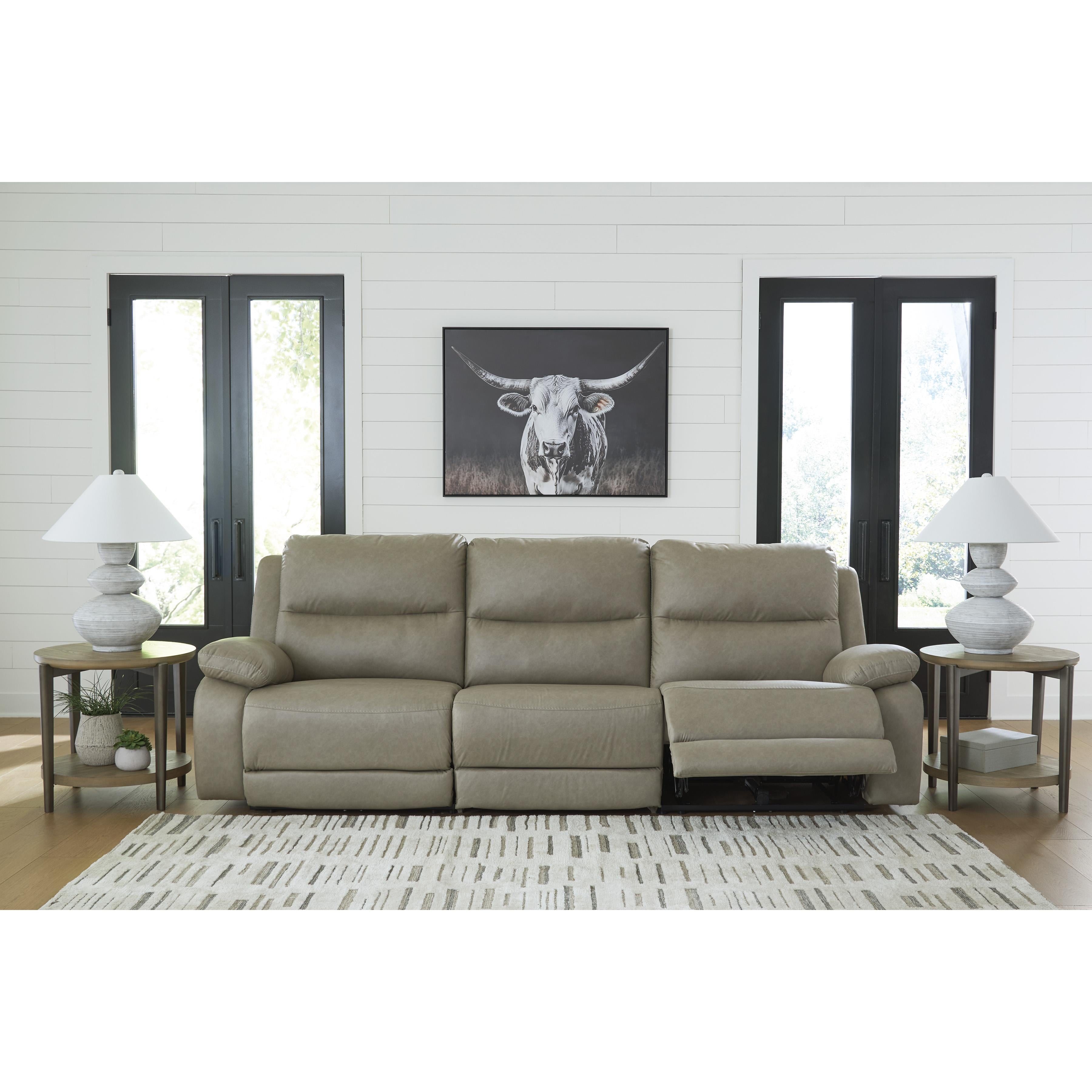 Signature Design by Ashley Narwhal Place PC99201S1 3 pc Power Reclining Sectional - Image 3