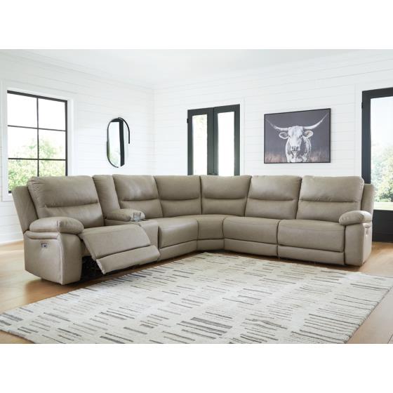 Signature Design by Ashley Narwhal Place PC99201S10 6 pc Power Reclining Sectional - Image 2