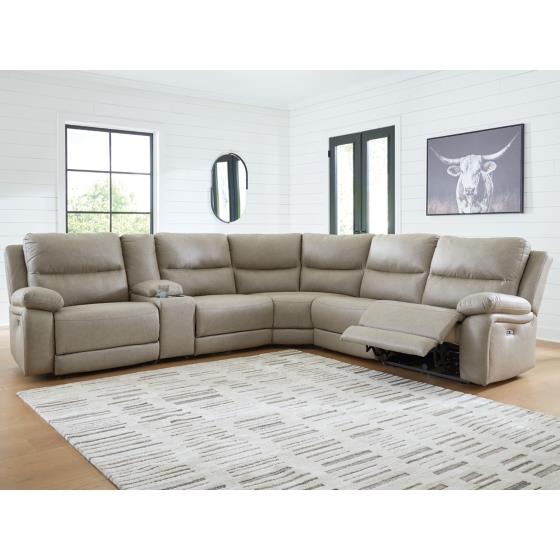 Signature Design by Ashley Narwhal Place PC99201S10 6 pc Power Reclining Sectional - Image 3