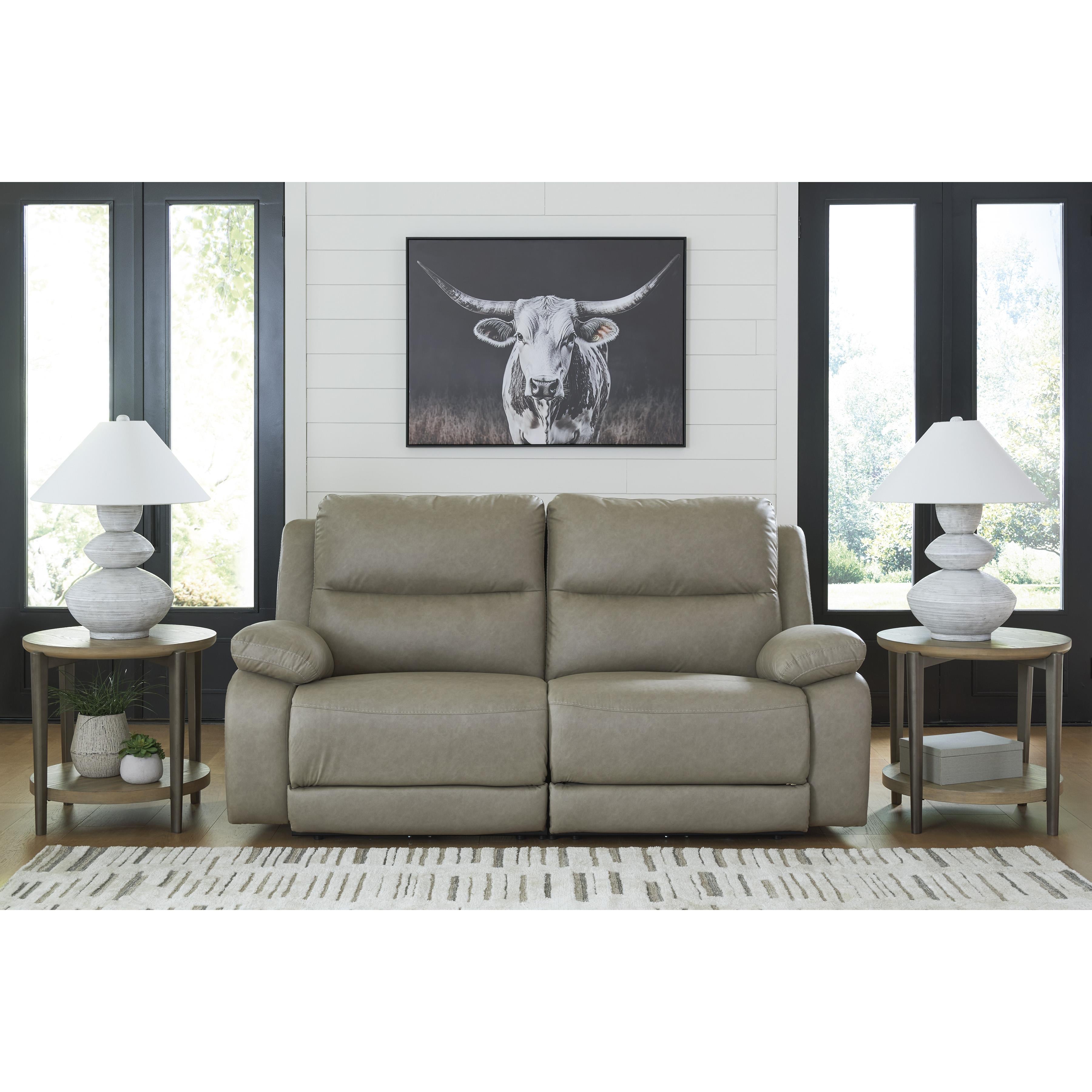 Signature Design by Ashley Narwhal Place PC99201S21 2 pc Reclining Loveseat - Image 2