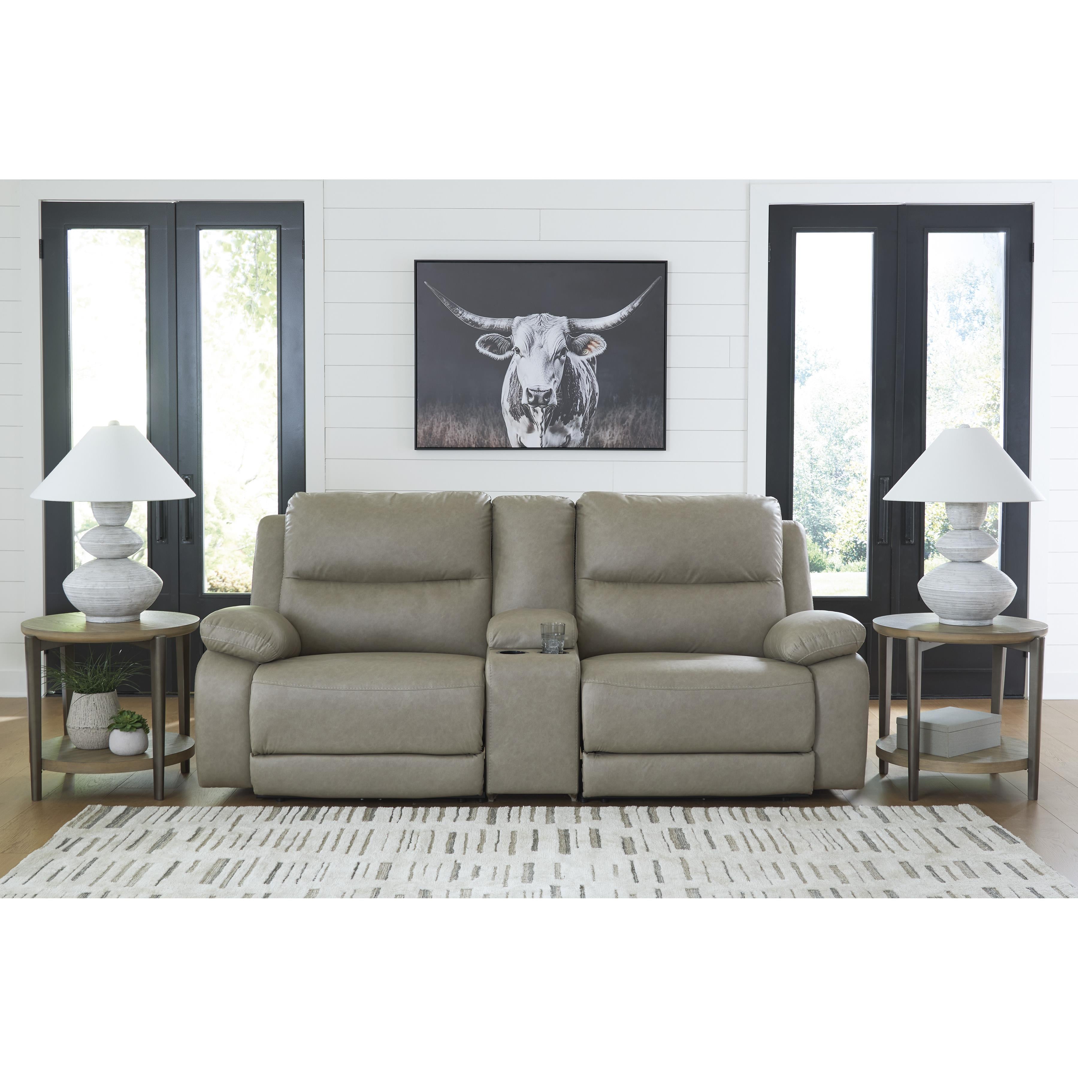 Signature Design by Ashley Narwhal Place PC99201S3 3 pc Power Reclining Sectional - Image 2