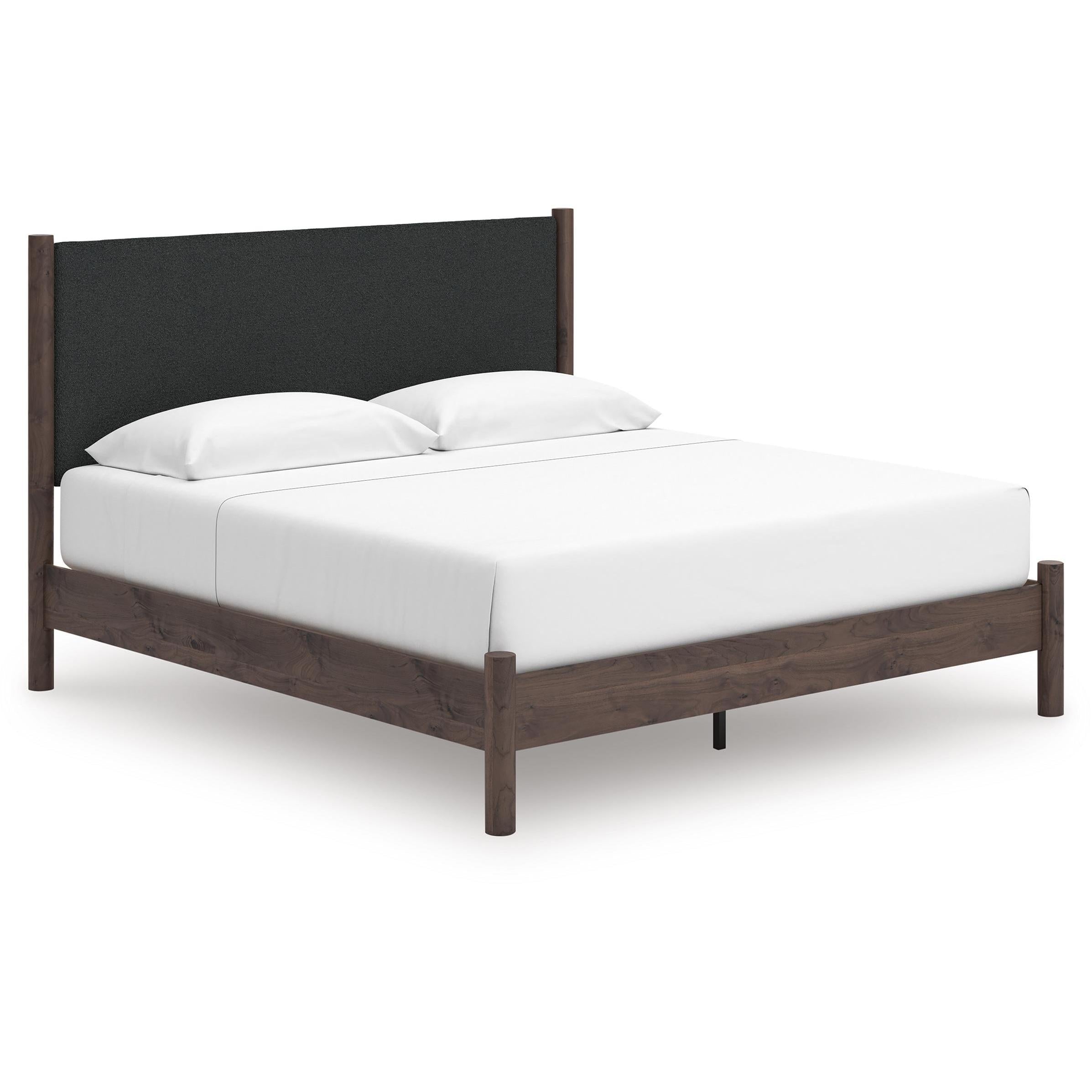 Signature Design by Ashley Pamytta PCB2614B28 King Upholstered Panel Platform Bed - Image 1