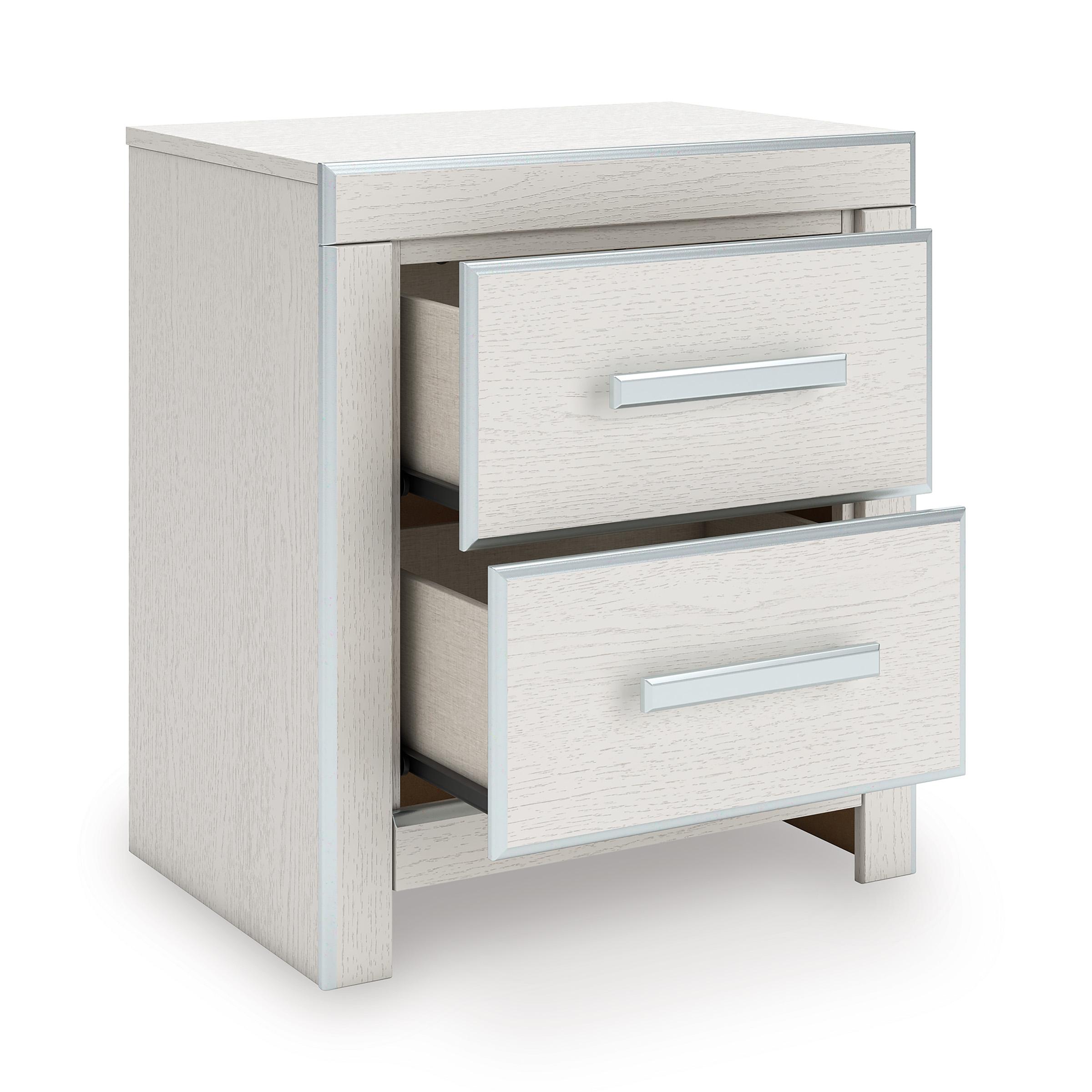 Signature Design by Ashley Zuraleus PCB3381-92 Two Drawer Night Stand - Image 2