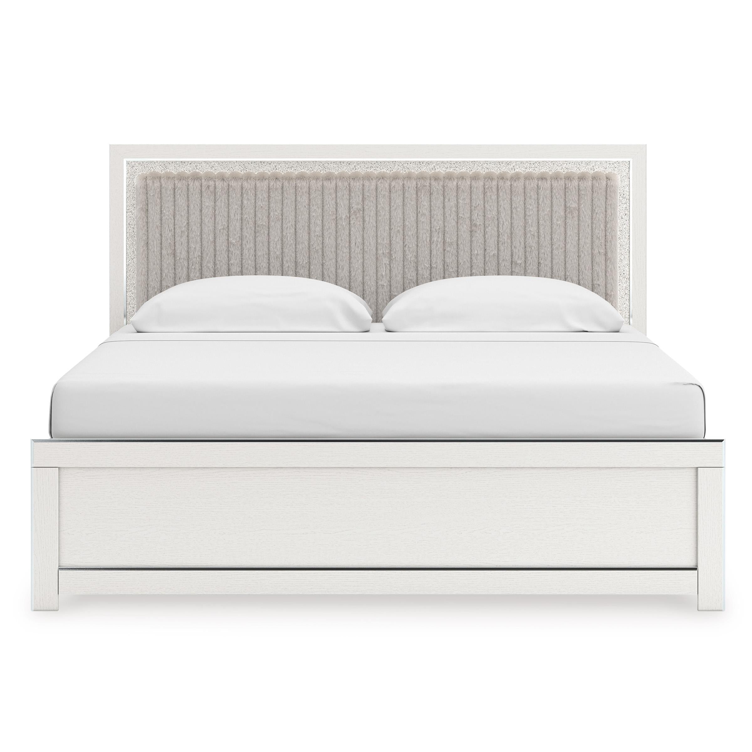 Signature Design by Ashley Zuraleus PCB3381B10 King Upholstered Panel Bed - Image 2