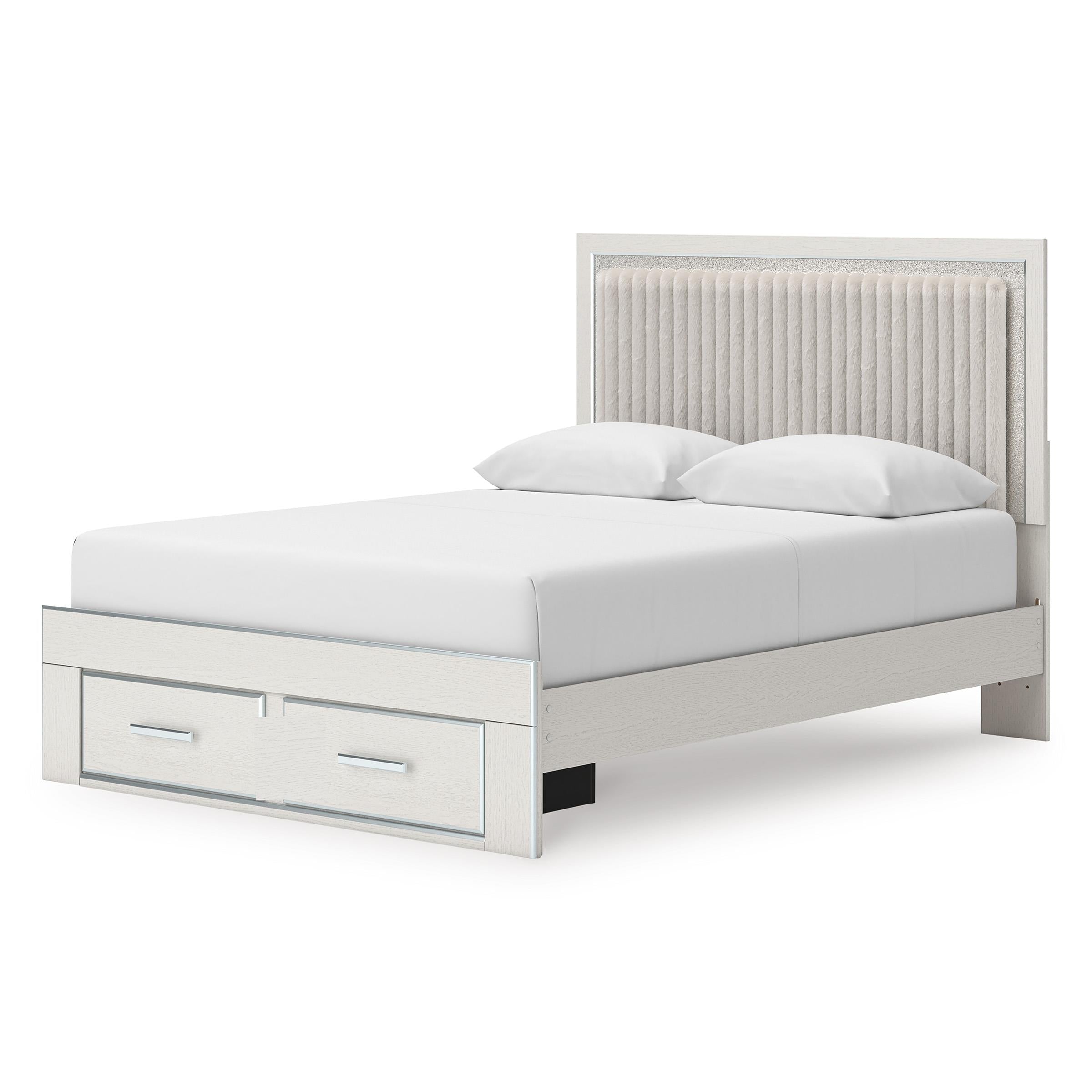 Signature Design by Ashley Zuraleus PCB3381B4 Queen Upholstered Panel Storage Bed - Image 1
