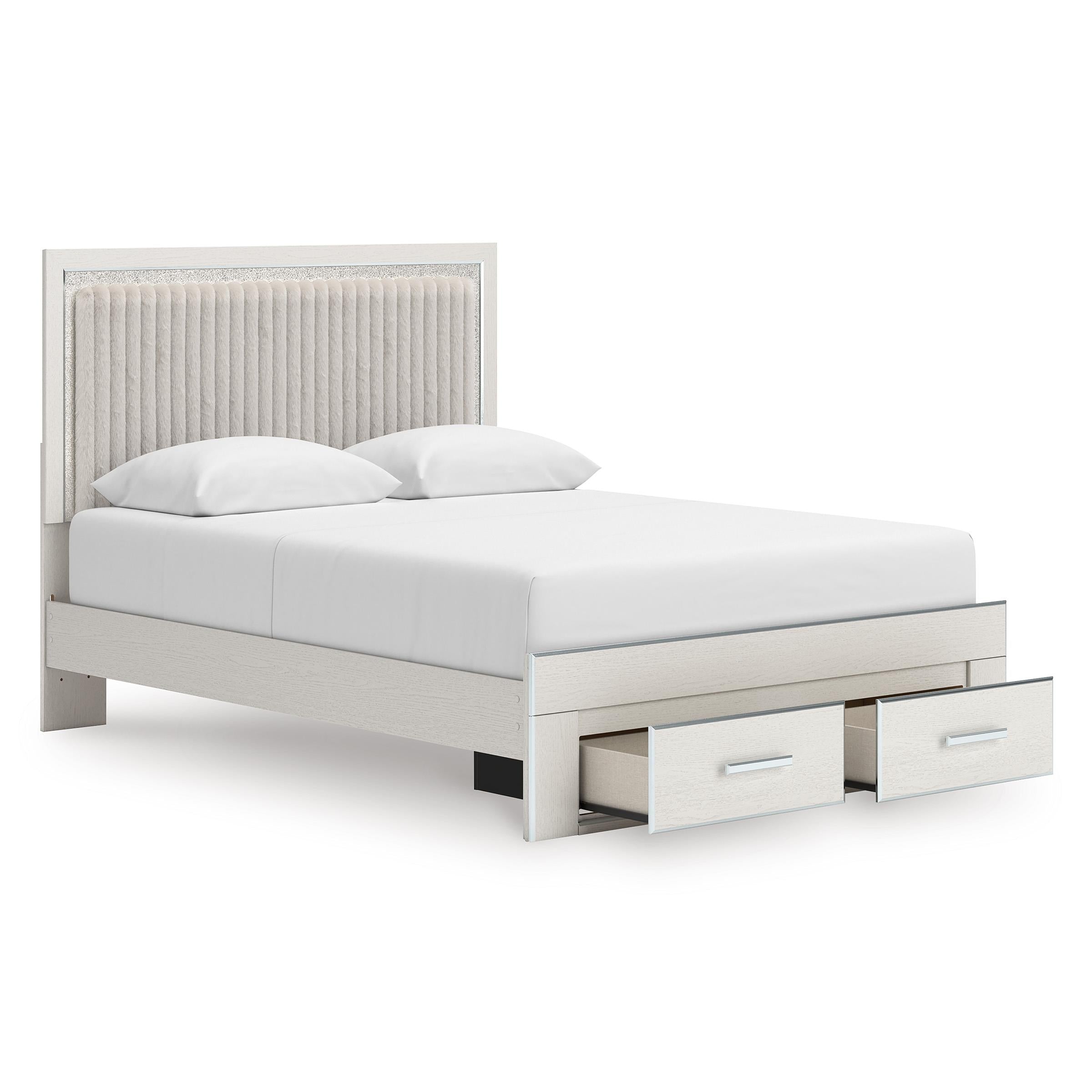 Signature Design by Ashley Zuraleus PCB3381B4 Queen Upholstered Panel Storage Bed - Image 2
