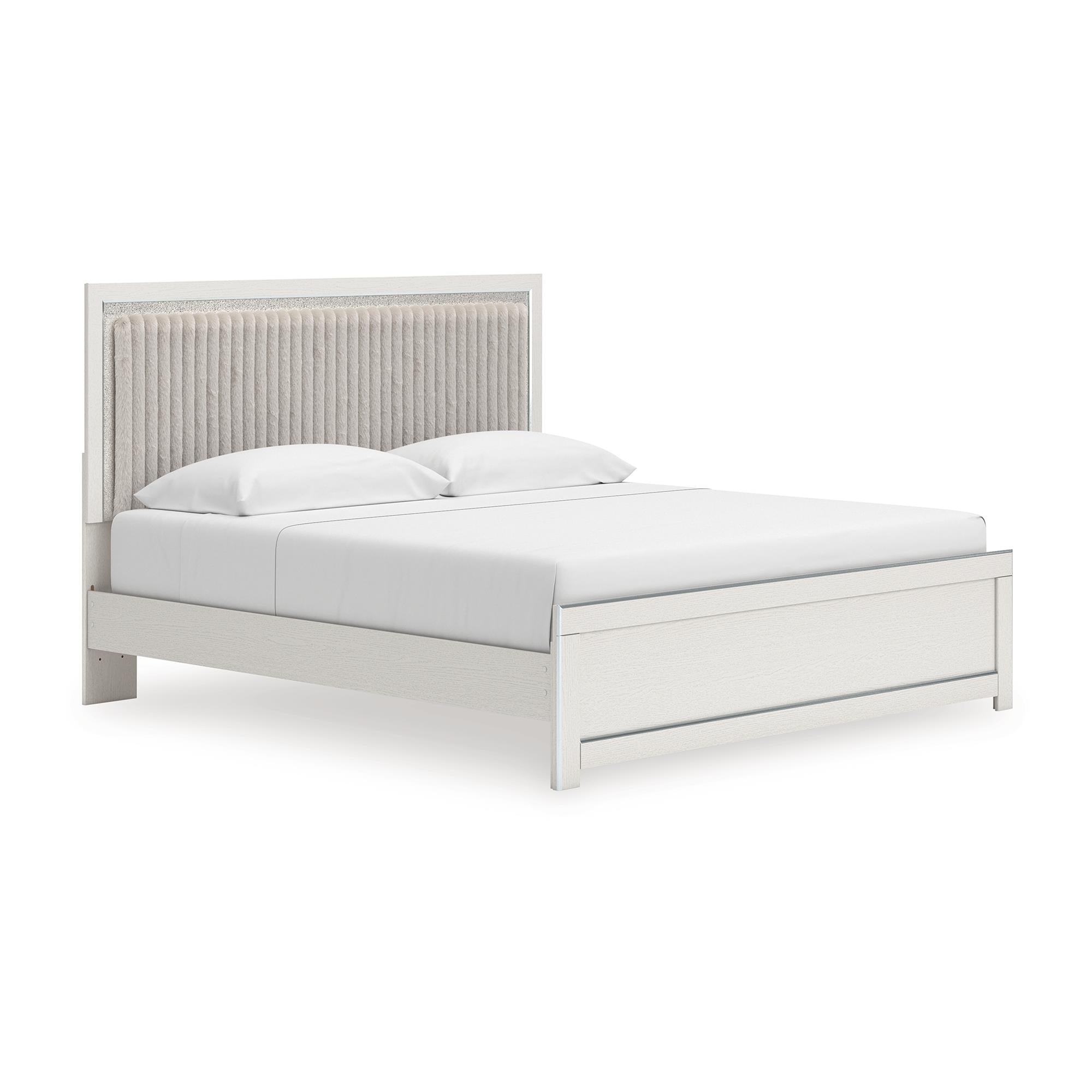 Signature Design by Ashley Zuraleus PCB3381B8 King Upholstered Panel Bed