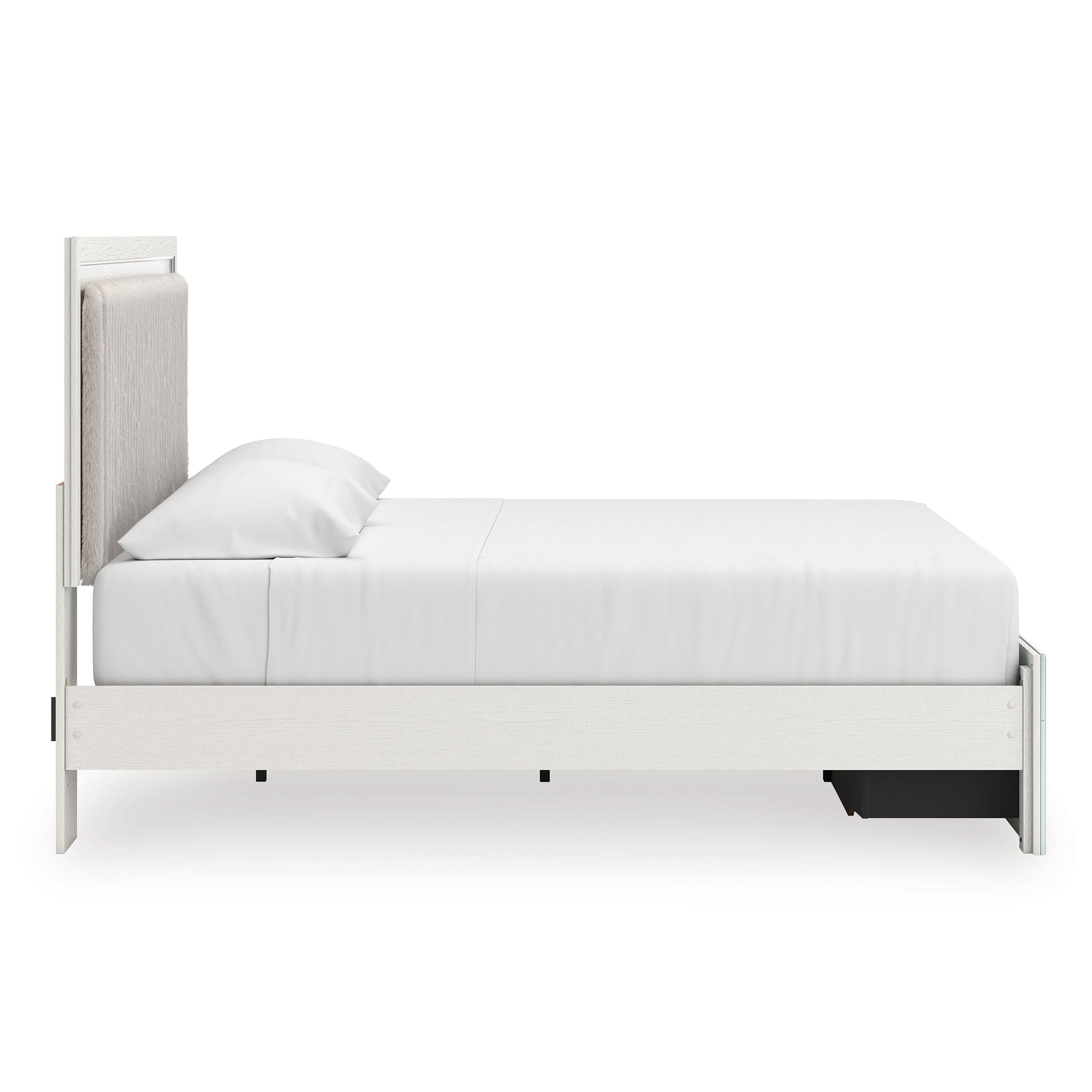 Signature Design by Ashley Zuraleus PCB3381B9 King Upholstered Panel Storage Bed - Image 3