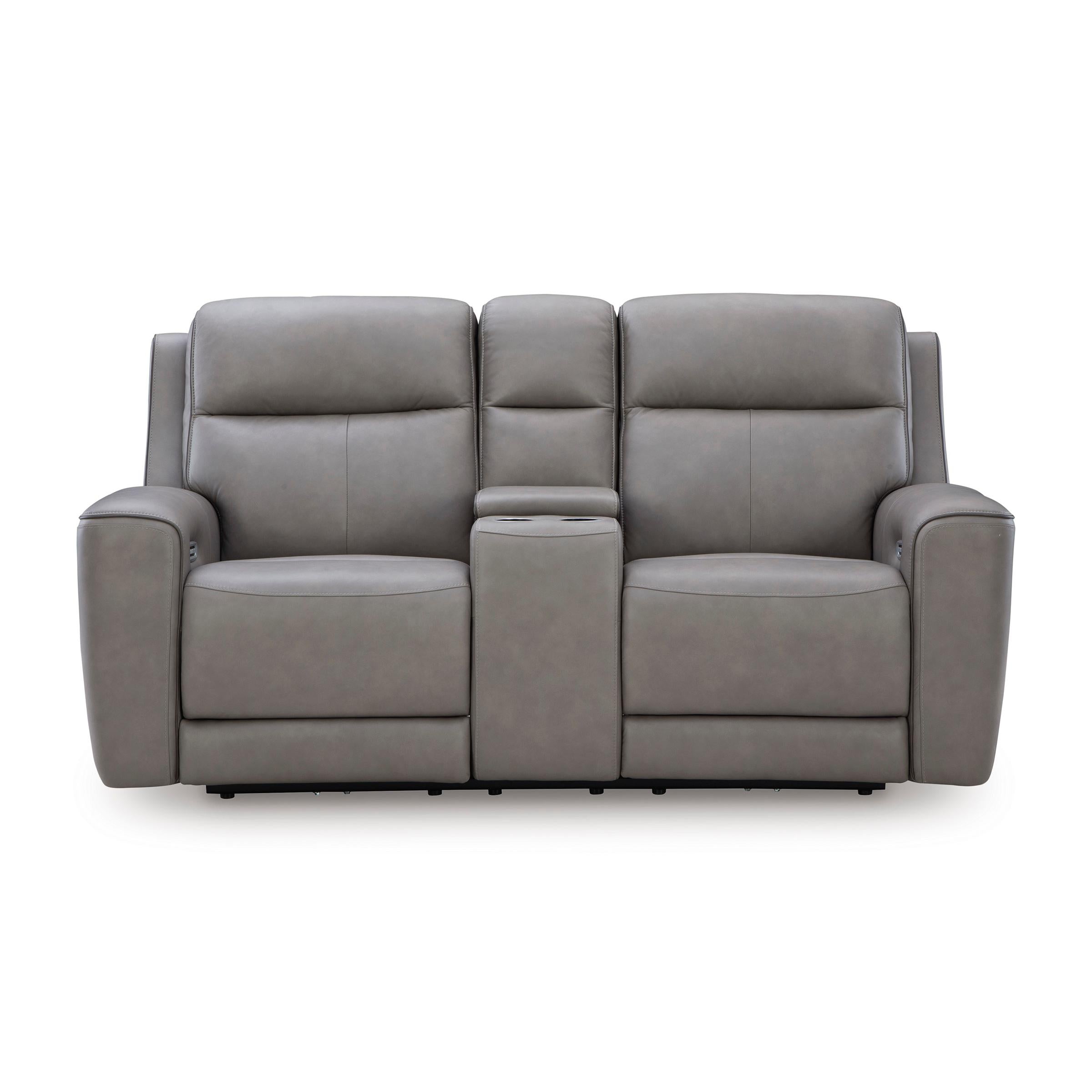 Signature Design by Ashley 5Z-Comfort PCU1090018 Power Reclining Loveseat with Console and Adjustable Headrest - Image 2