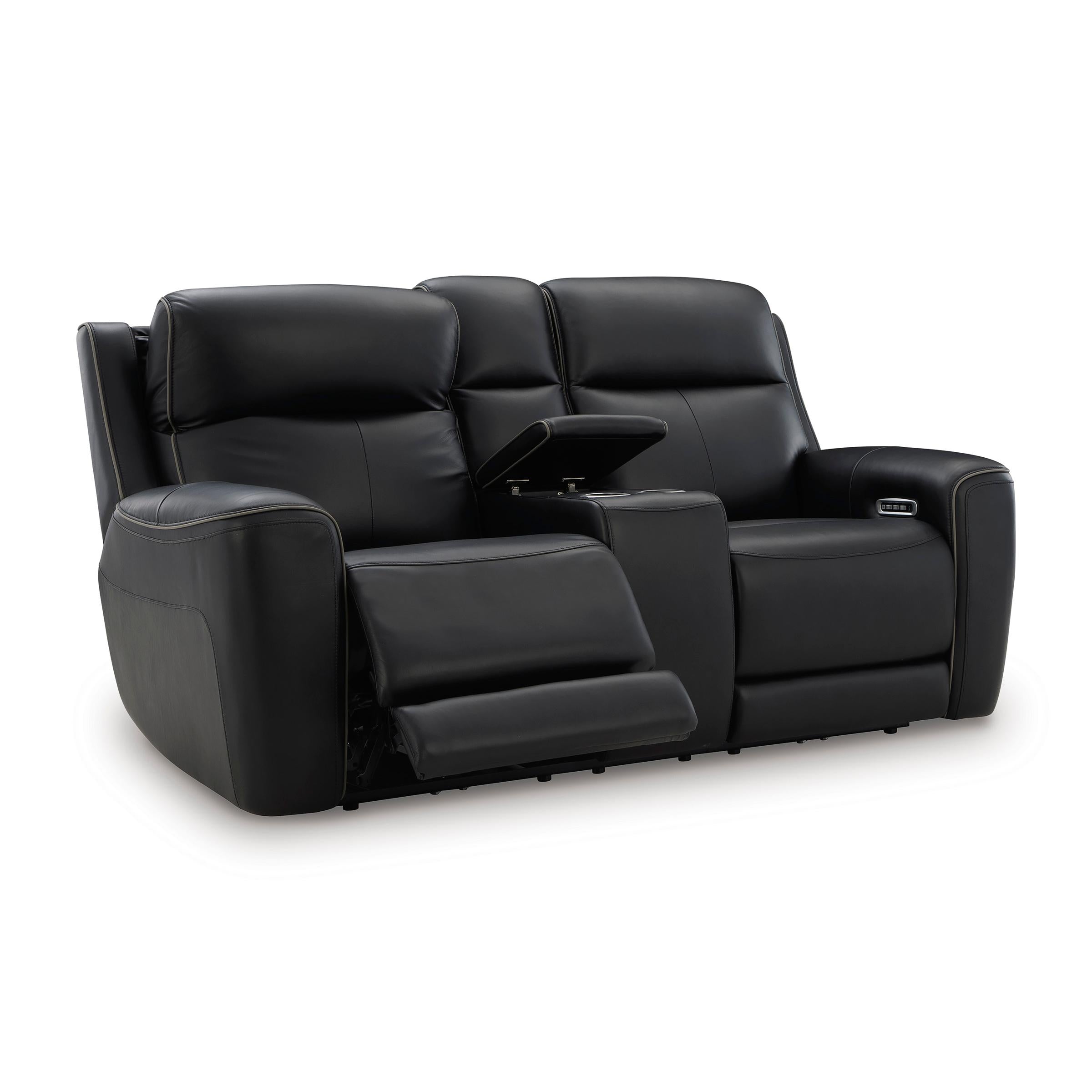 Signature Design by Ashley 5Z-Comfort PCU1090218 Power Reclining Loveseat with Console and Adjustable Headrest - Image 2