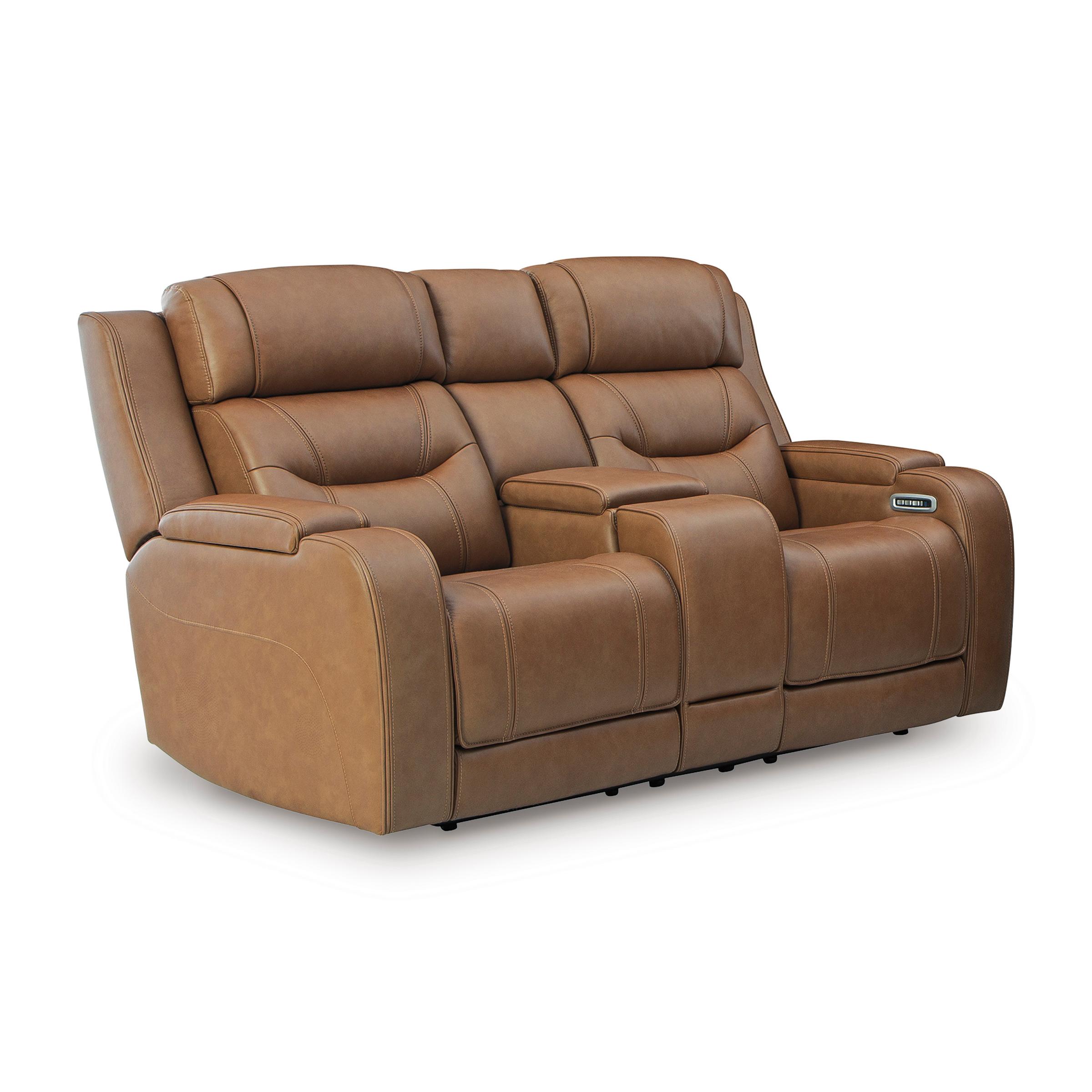 Signature Design by Ashley Knightington PCU1160018A Power Reclining Love with Audio Seating - Image 1