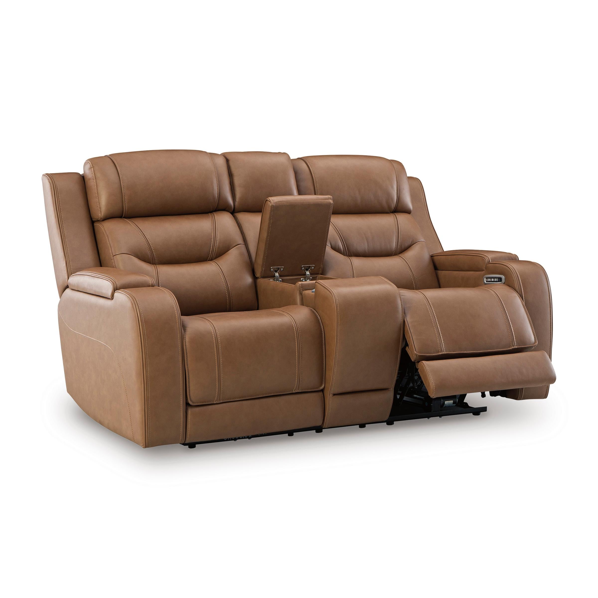 Signature Design by Ashley Knightington PCU1160018A Power Reclining Love with Audio Seating - Image 2