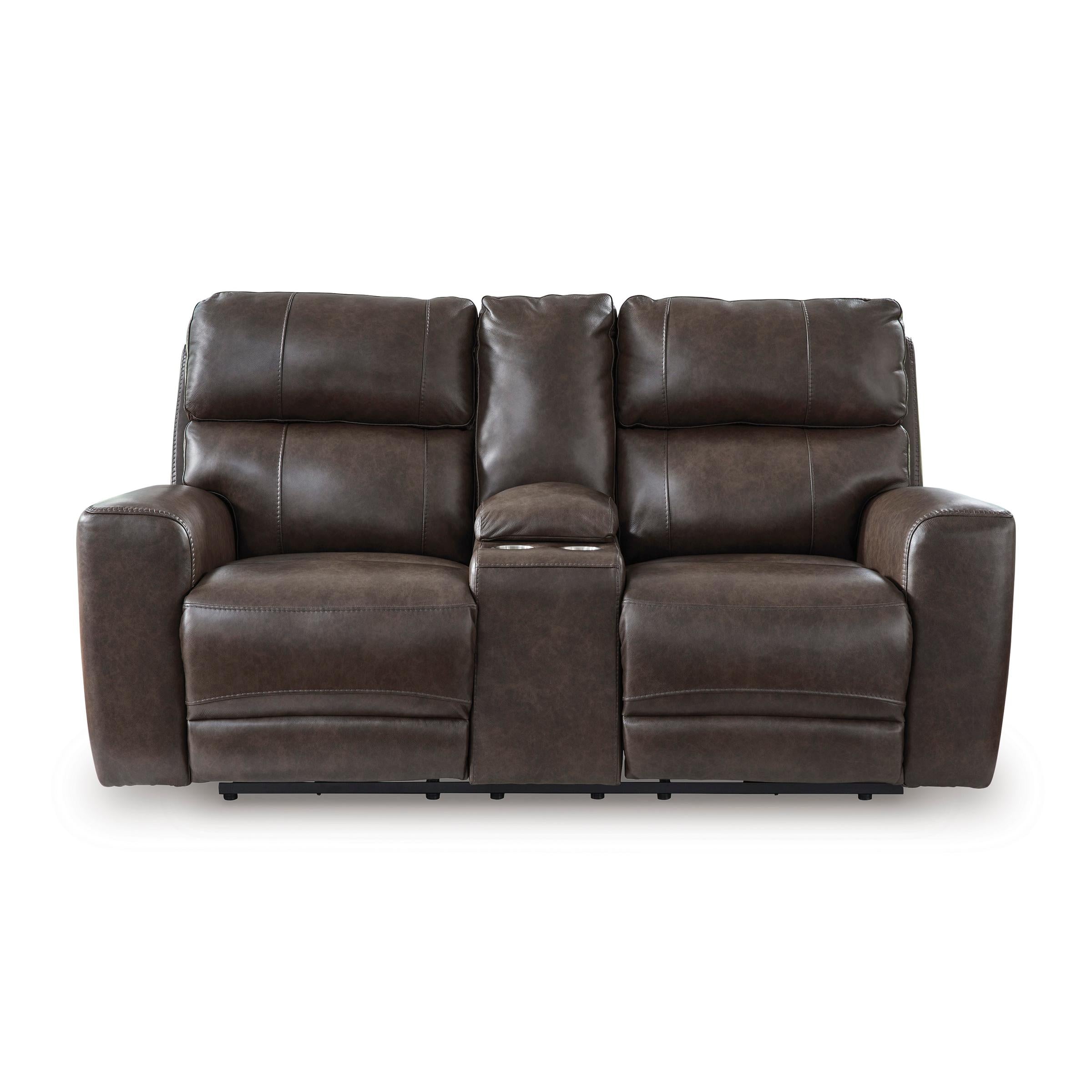 Signature Design by Ashley Crossplex PCU6450618 Power Reclining Loveseat with Console and Adjustable Headrest - Image 2