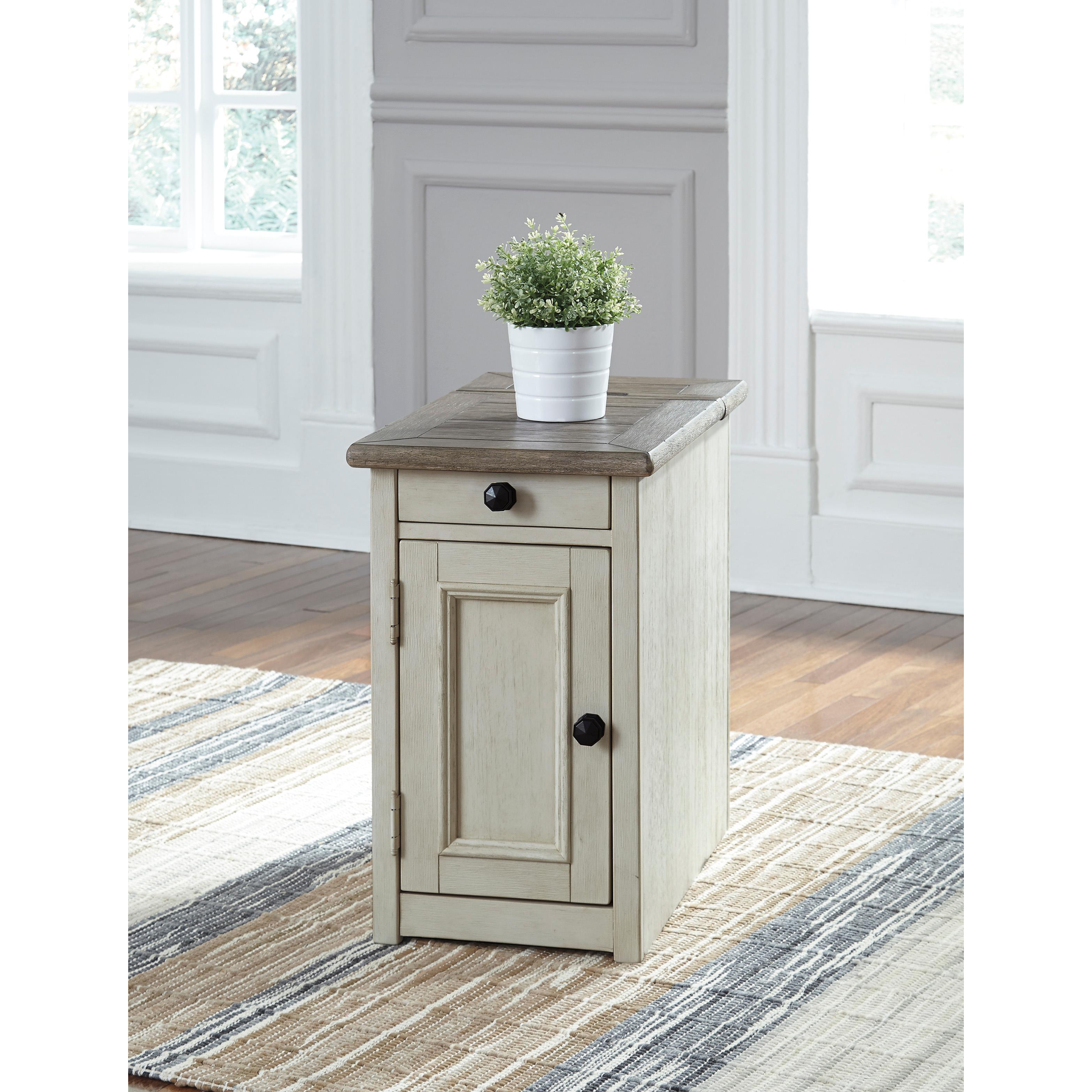 Signature Design by Ashley Bolanburg T637T7 Sofa Table and Chair Side End Table - Image 3