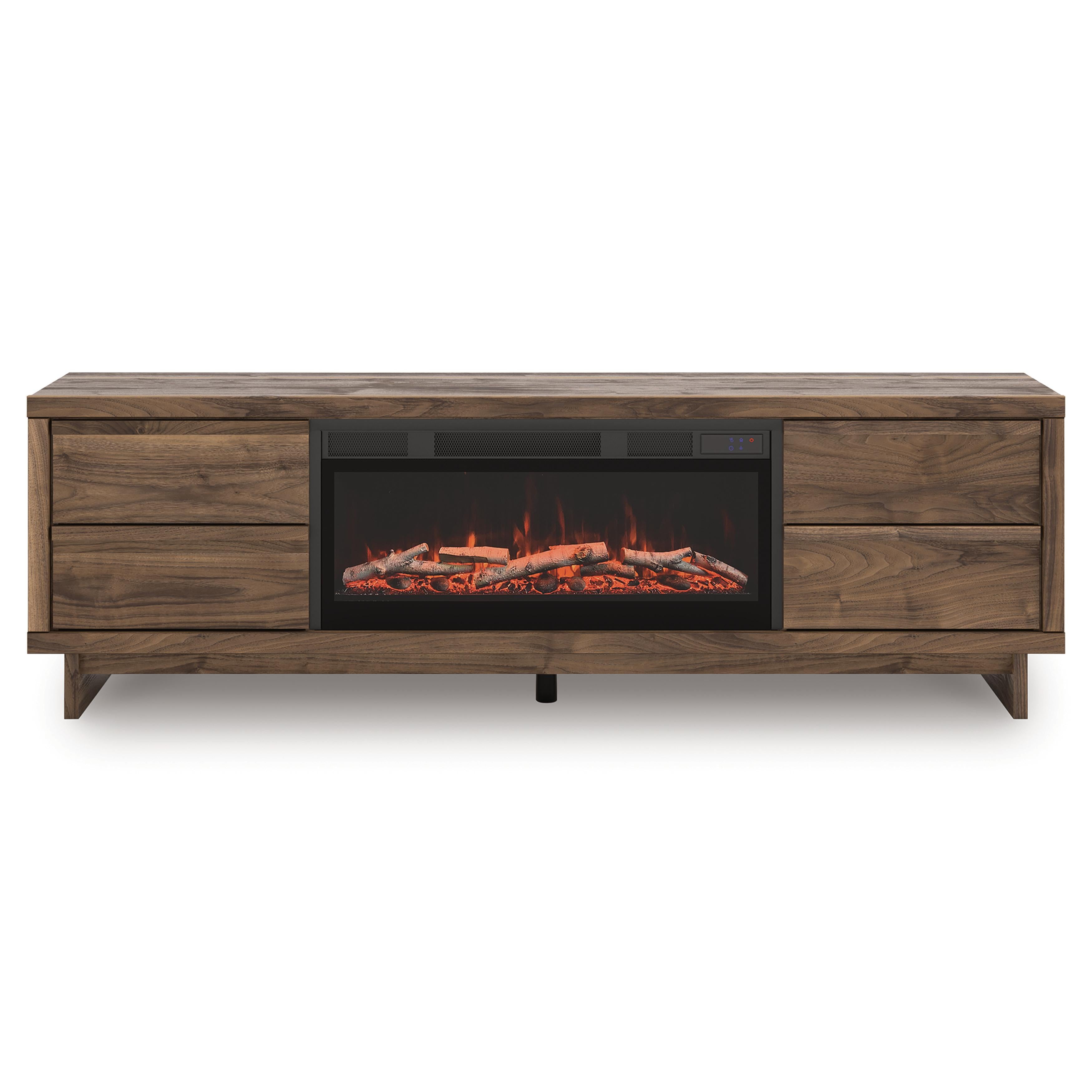 Signature Design by Ashley Zadilyn W3367W1 72" TV Stand with Electric Fireplace - Image 2