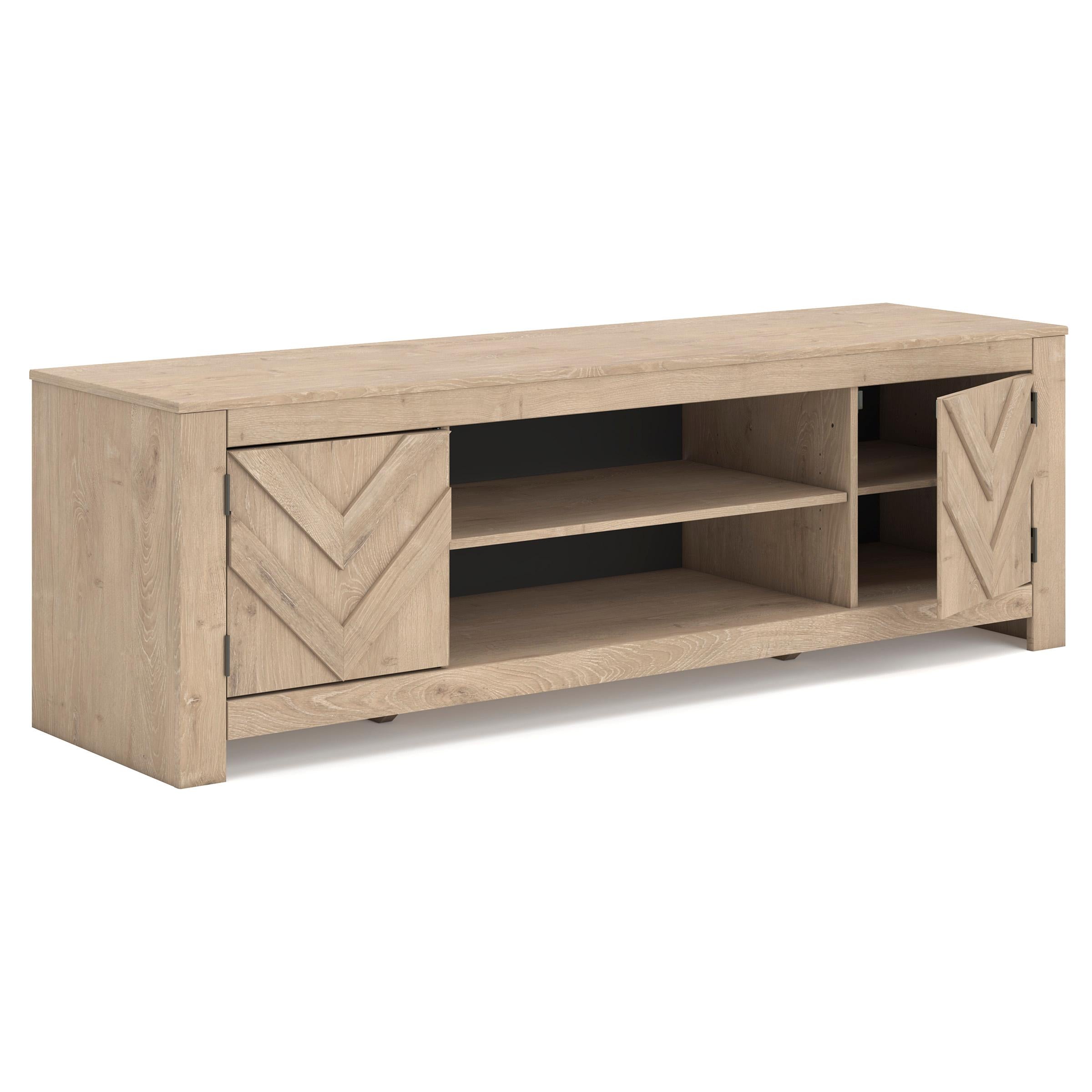 Signature Design by Ashley Cayboni W3787-68 LG TV Stand with Fireplace Option - Image 2