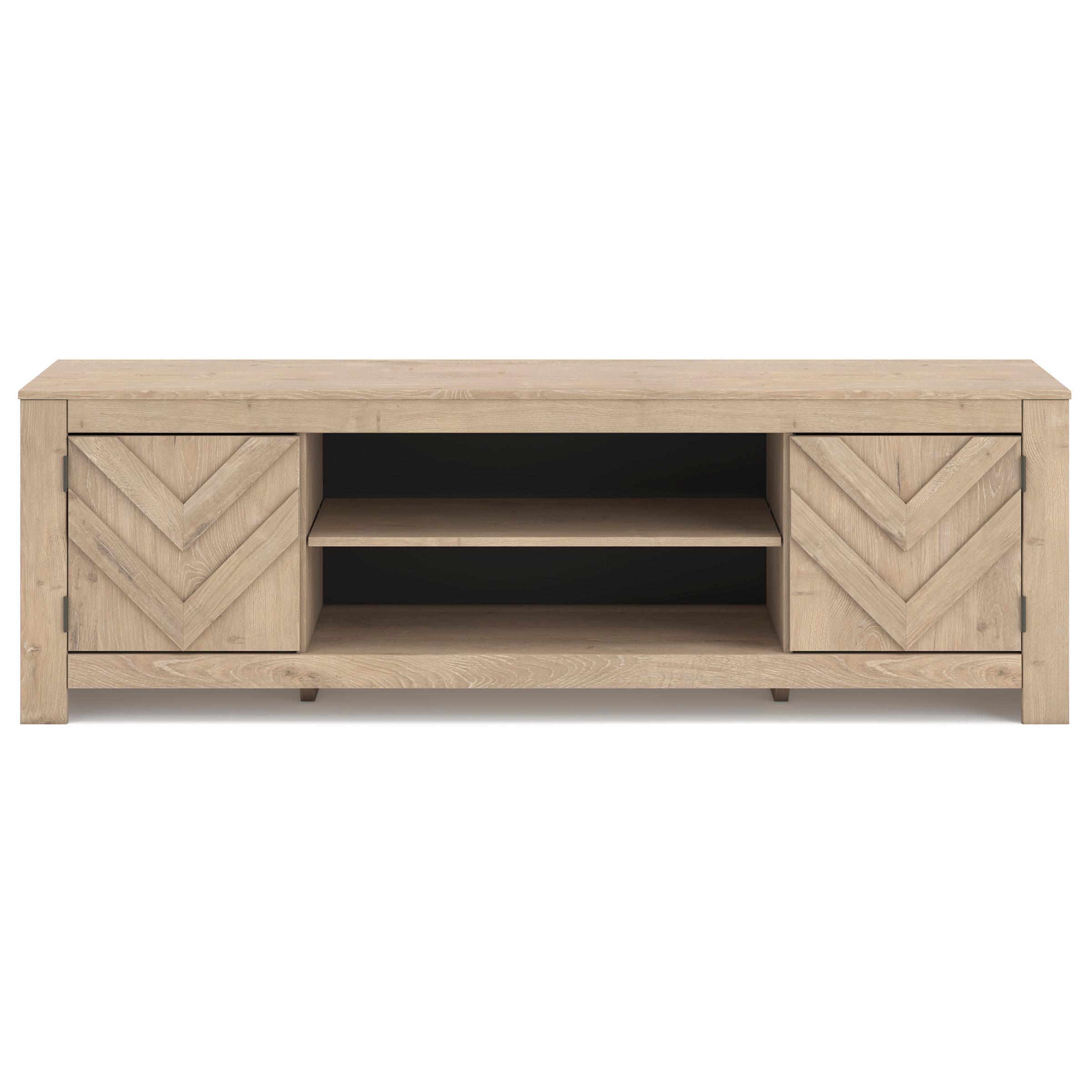 Signature Design by Ashley Cayboni W3787-68 LG TV Stand with Fireplace Option - Image 3