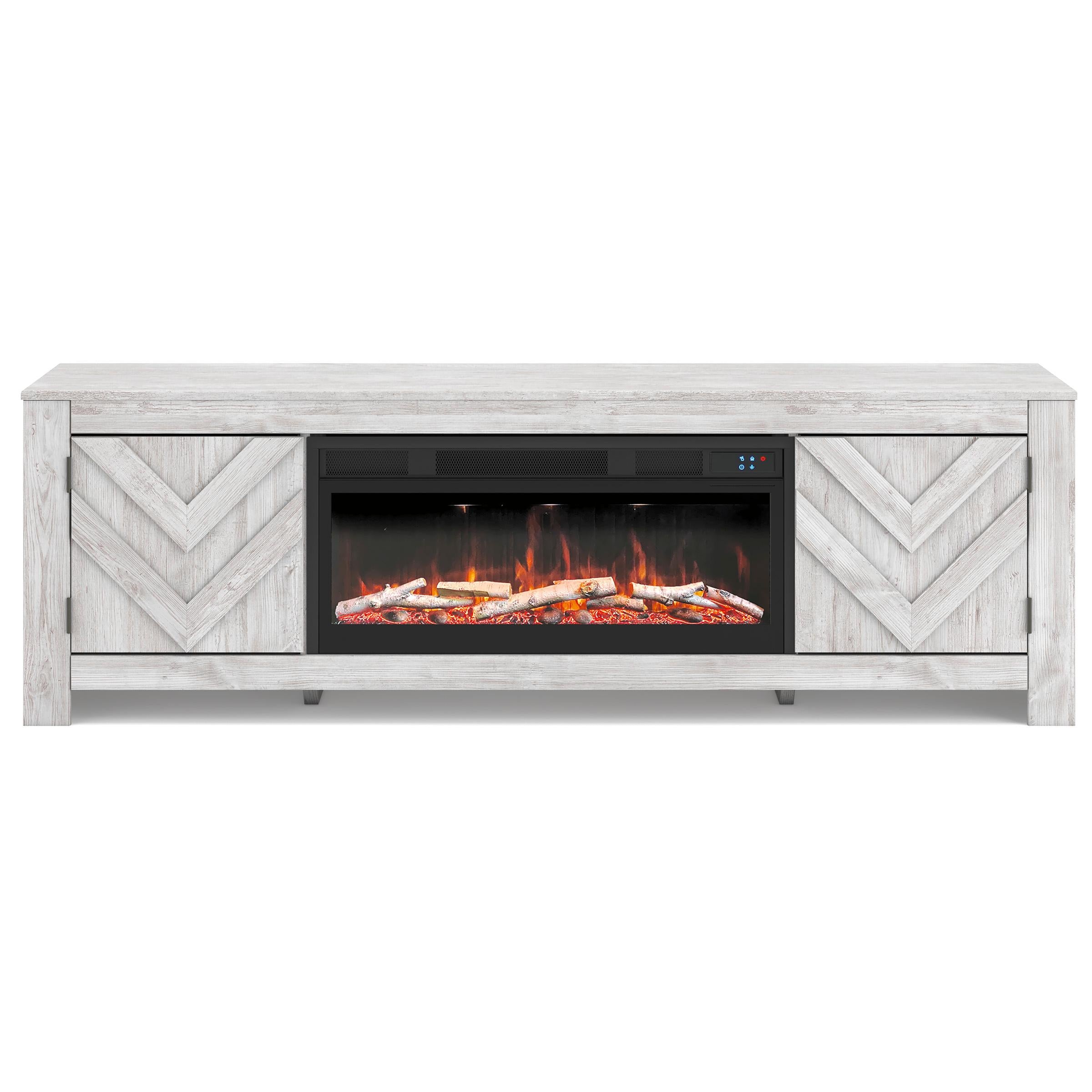 Signature Design by Ashley Cayboni W3788W1 71" TV Stand with Electric Fireplace - Image 2