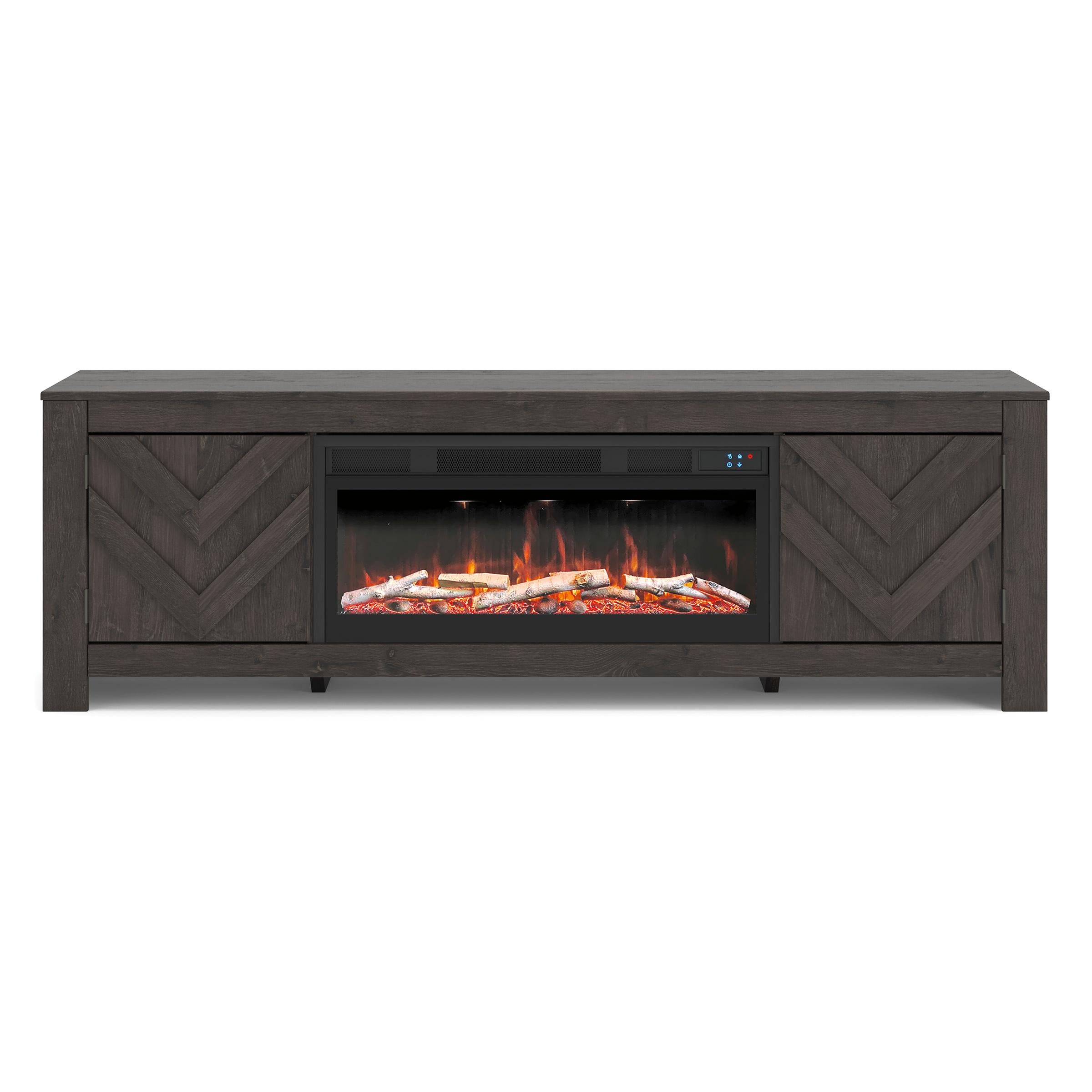 Signature Design by Ashley Cayboni W3789W1 71" TV Stand with Electric Fireplace - Image 2