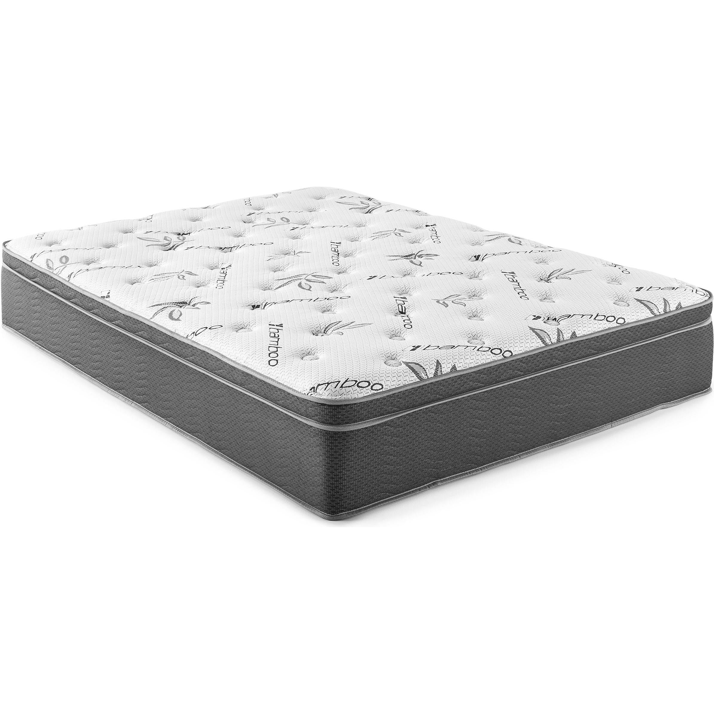 Coaster Furniture Sommet 350363F 13" Full Bamboo Euro Top Memory Foam Hybrid Mattress - Image 1