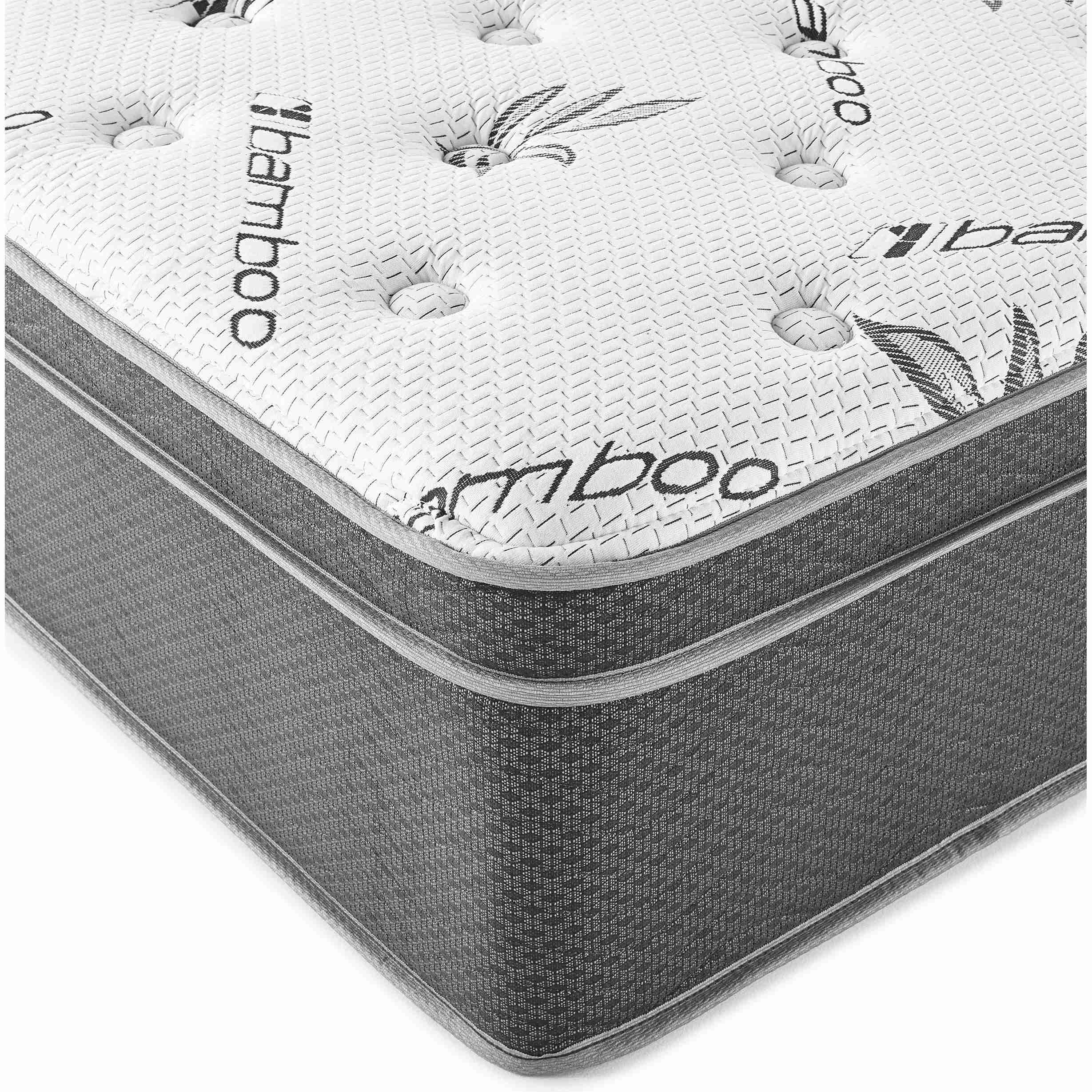 Coaster Furniture Sommet 350363F 13" Full Bamboo Euro Top Memory Foam Hybrid Mattress - Image 2