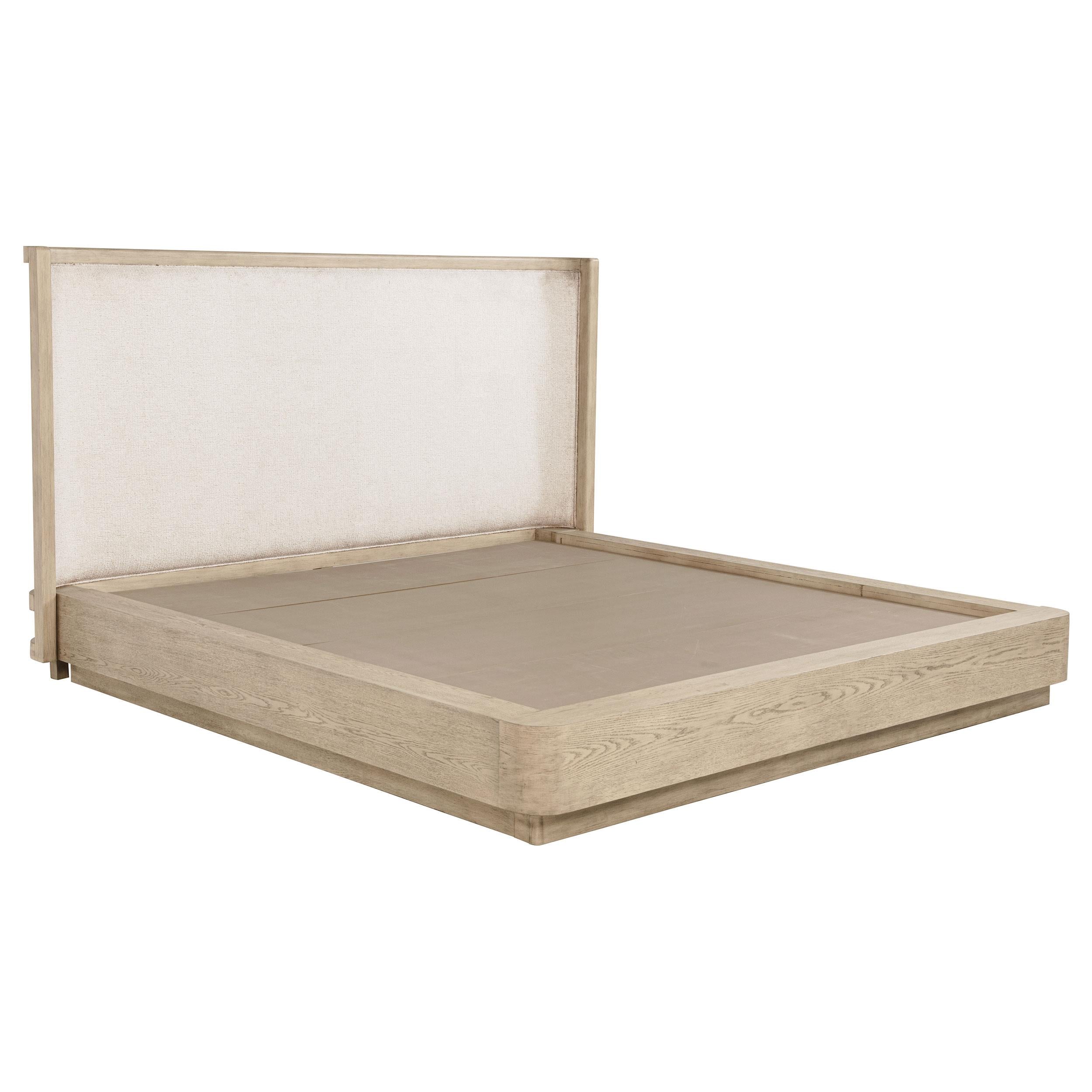 Coaster Furniture Kailani 225041KE 49-inch Eastern King Wingback Bed - Beige Oak - Image 1