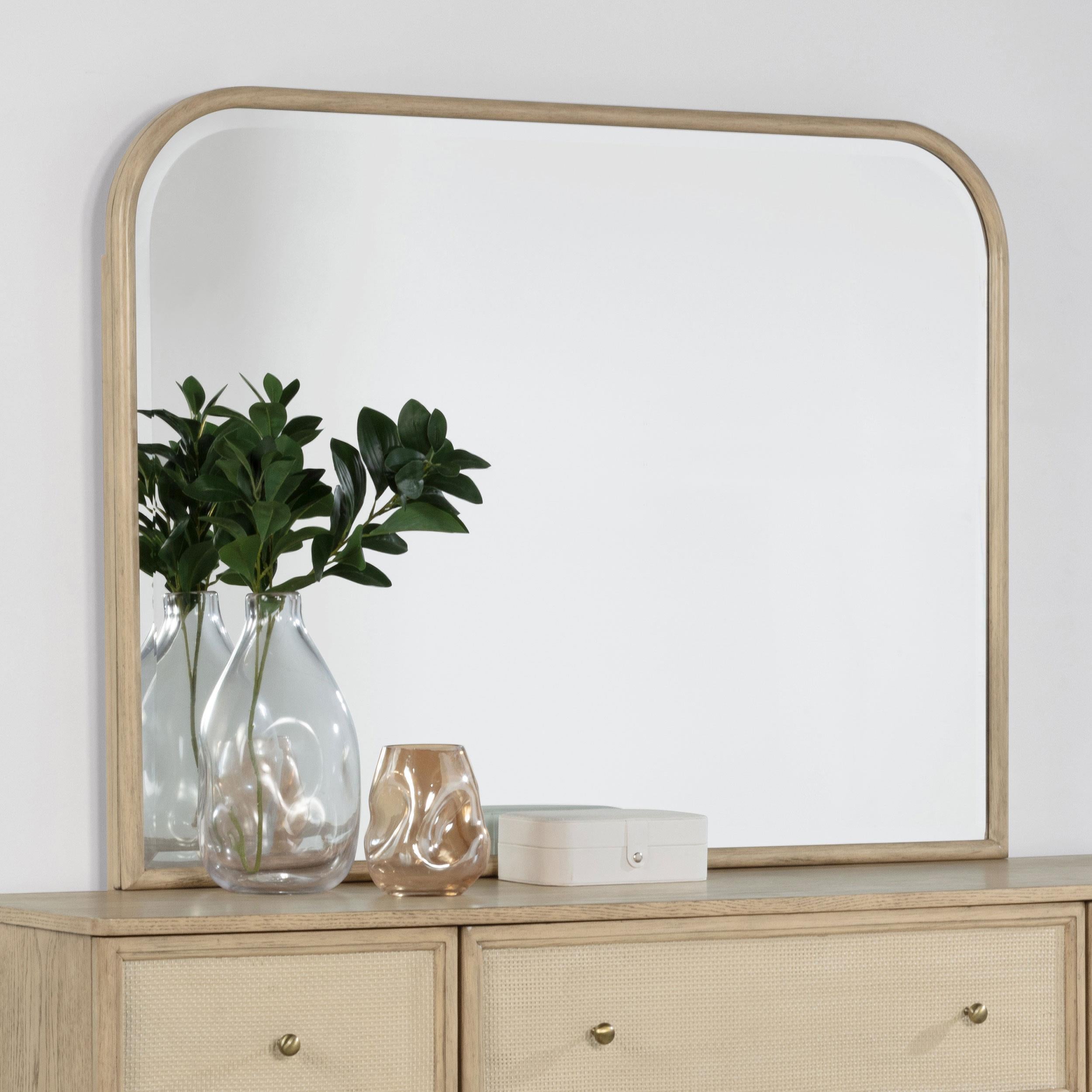 Coaster Furniture Kailani 225044 Dresser Mirror - Beige Oak - Image 3