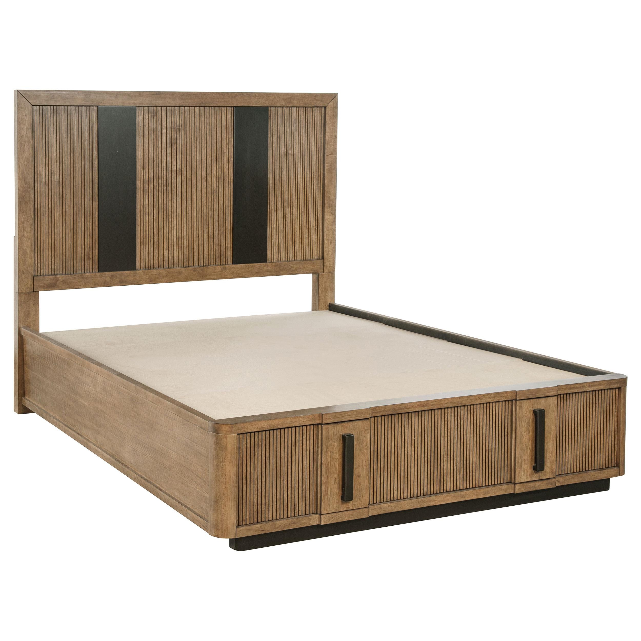 Coaster Furniture Terrace 224900Q 2-Drawer Queen Storage Bed - Ash Brown - Image 1