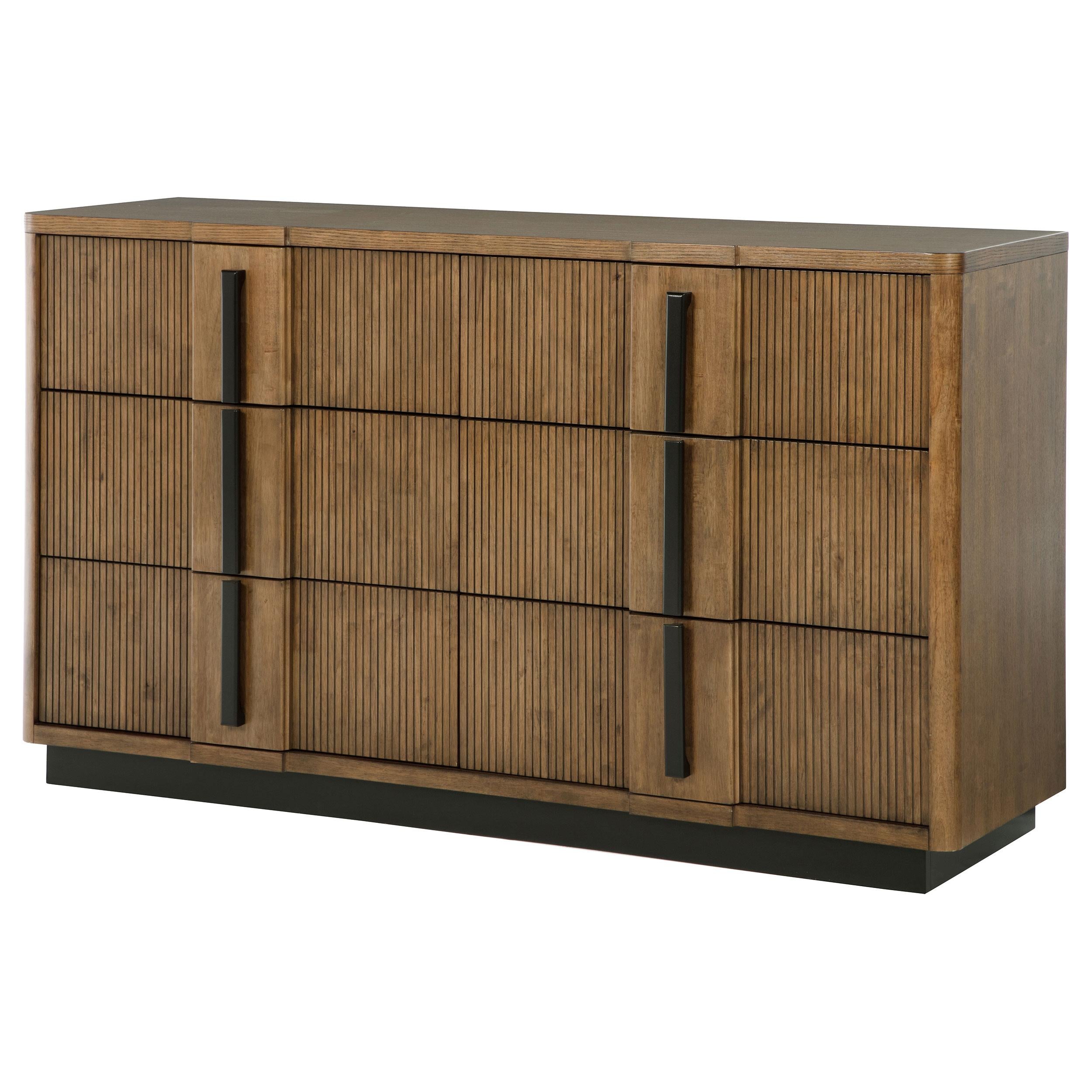 Coaster Furniture Terrace 224903 6-Drawer Dresser Cabinet - Ash Brown - Image 3