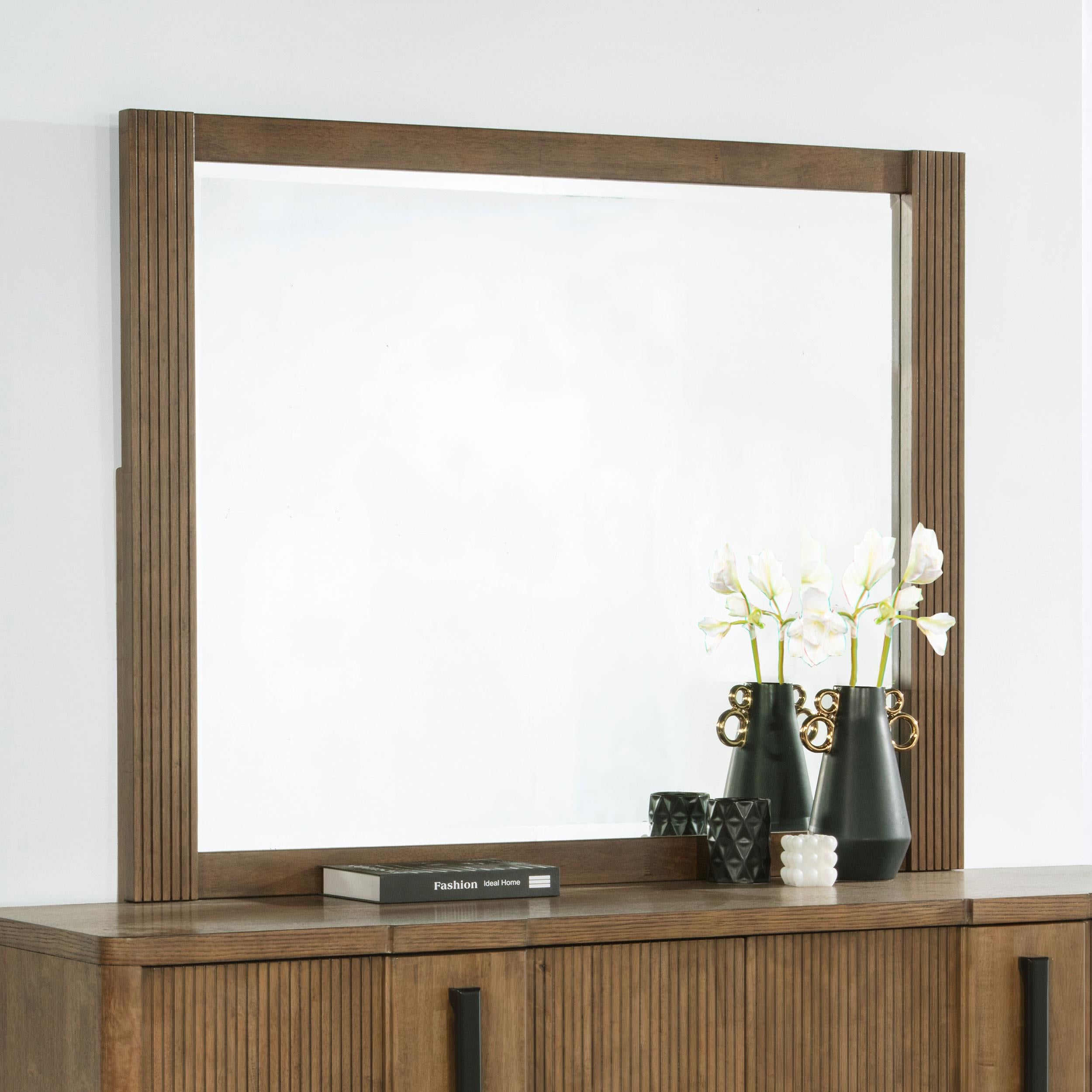 Coaster Furniture Terrace 224904 Dresser Mirror - Ash Brown - Image 3