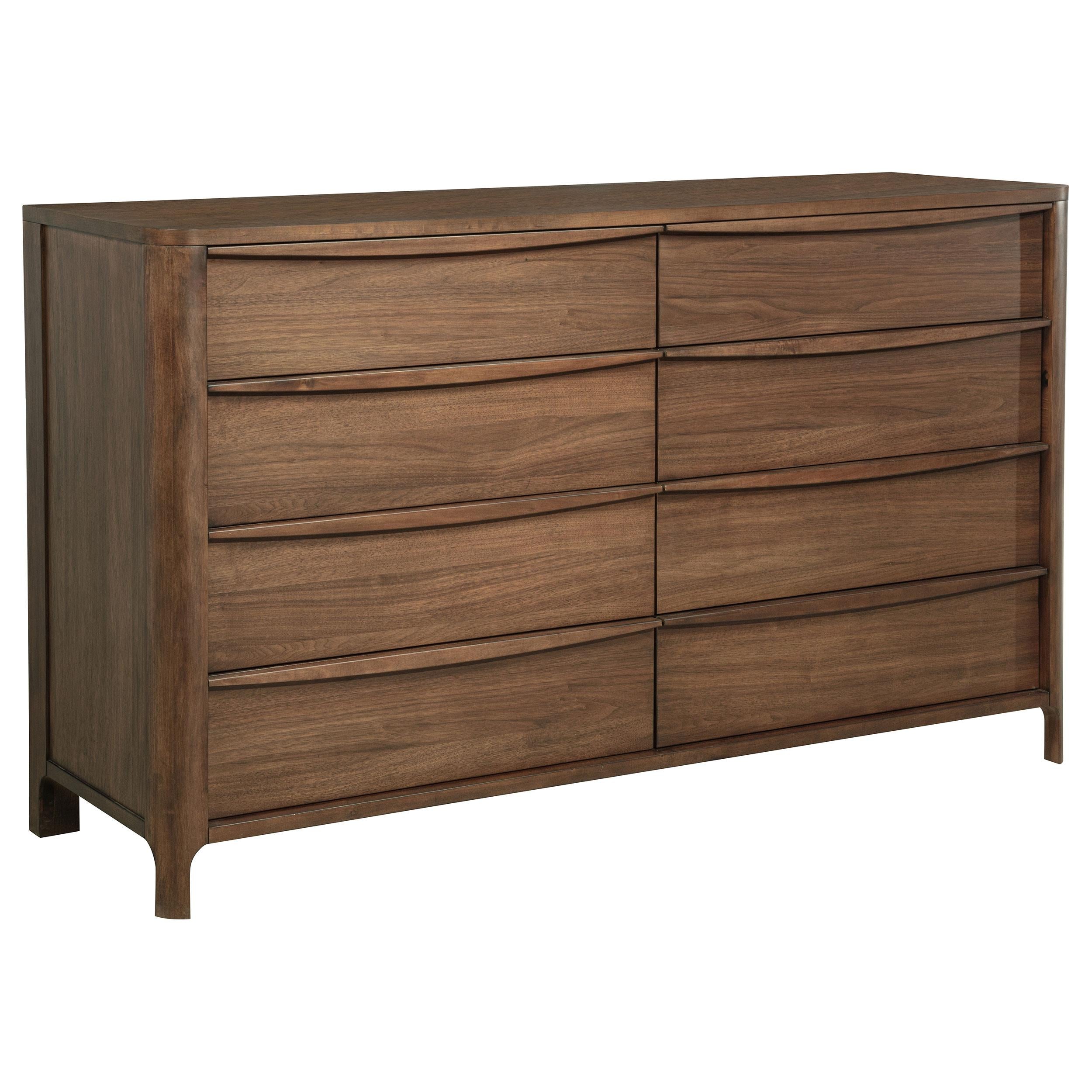 Coaster Furniture Maderia 223323 8-Drawer Dresser Cabinet - Walnut - Image 1