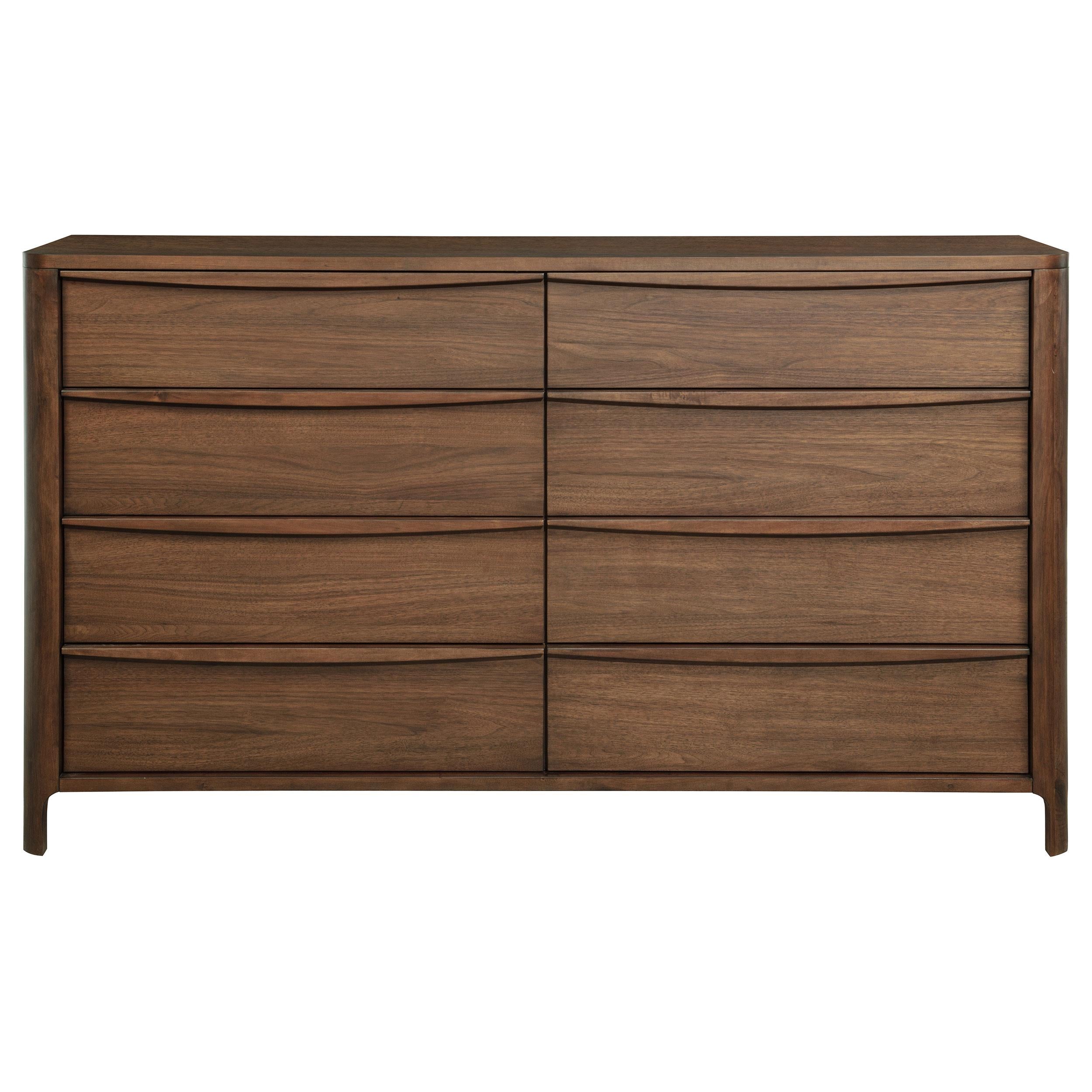 Coaster Furniture Maderia 223323 8-Drawer Dresser Cabinet - Walnut - Image 2