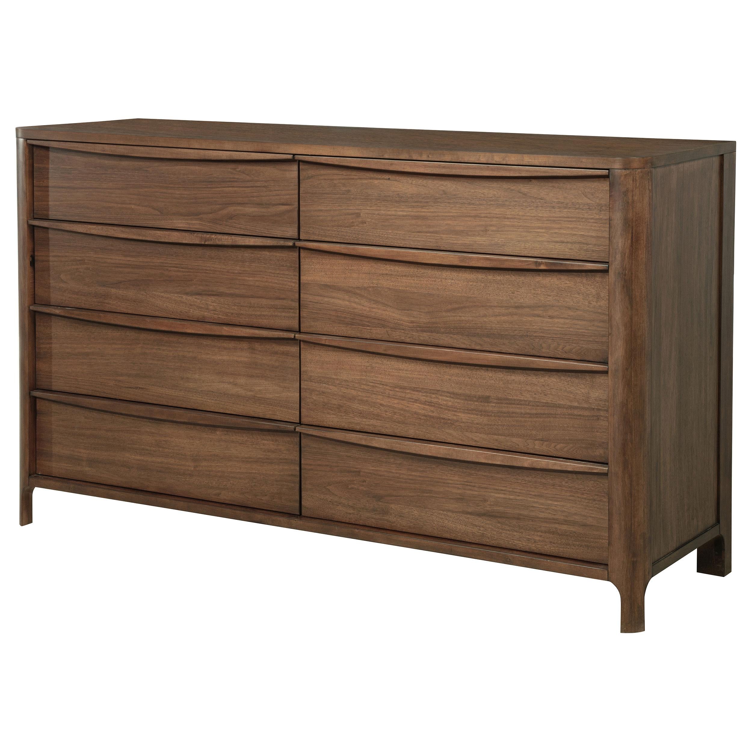 Coaster Furniture Maderia 223323 8-Drawer Dresser Cabinet - Walnut - Image 3