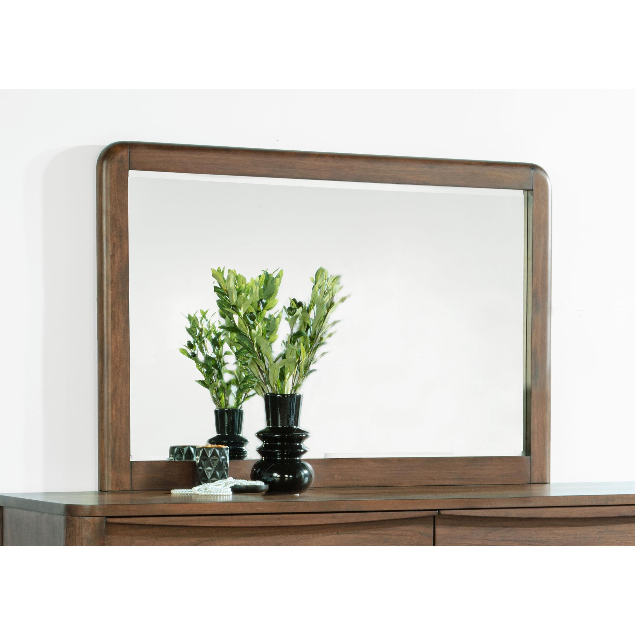 Coaster Furniture Maderia 223324 Dresser Mirror - Walnut - Image 3