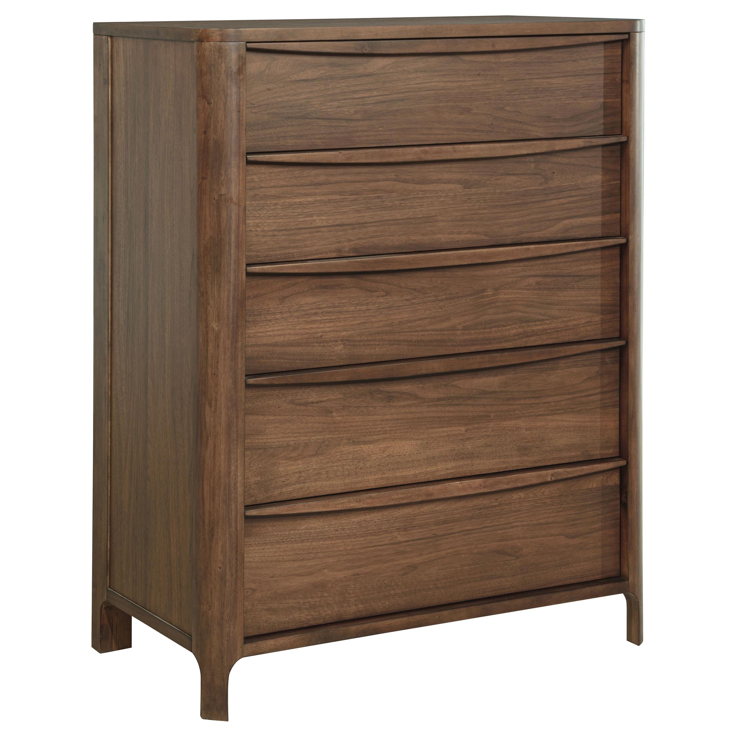Coaster Furniture Maderia 223325 5-Drawer Chest of Drawers - Walnut - Image 1