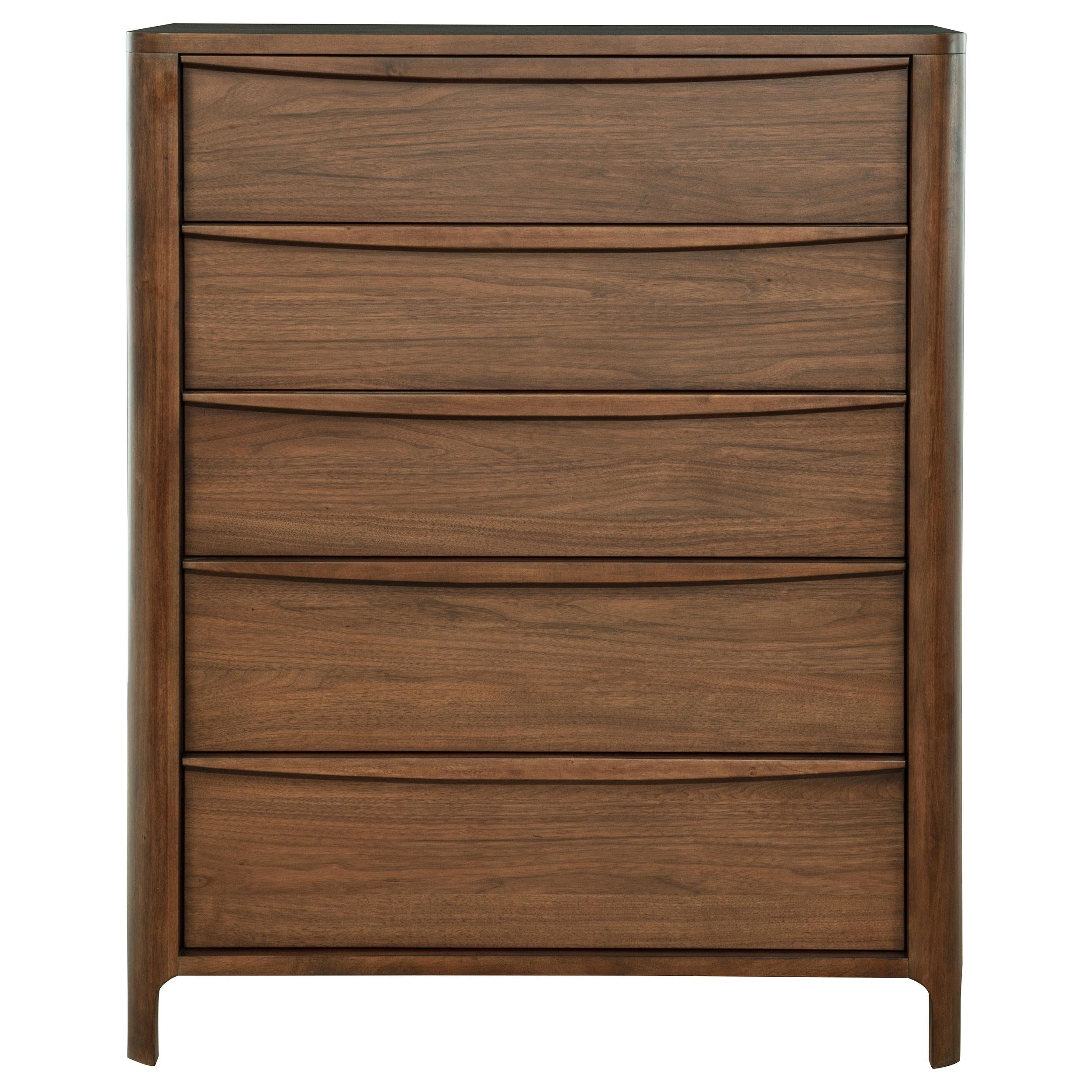 Coaster Furniture Maderia 223325 5-Drawer Chest of Drawers - Walnut - Image 2