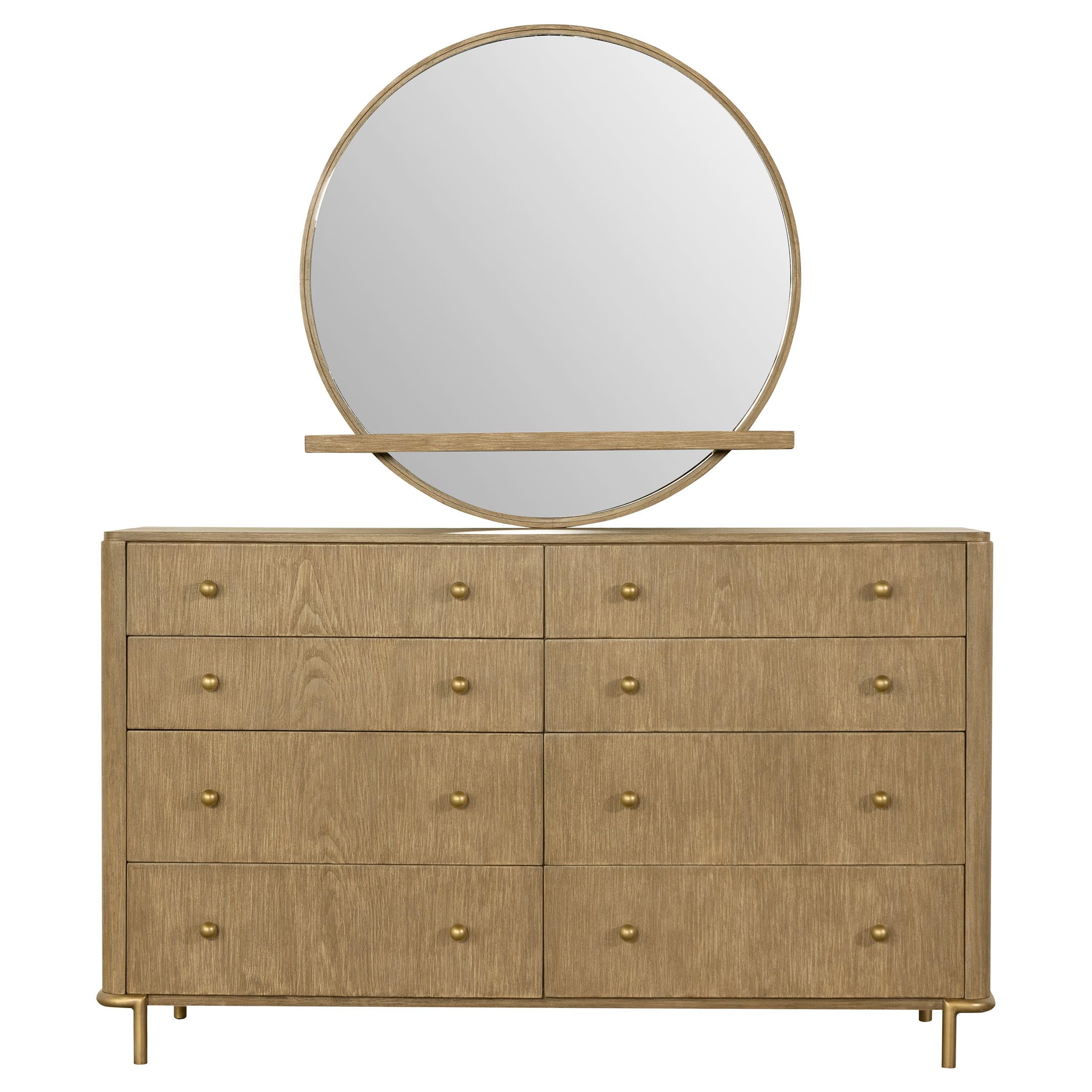 Coaster Furniture Arini 224303M 8-Drawer Dresser with Mirror - Sand Wash - Image 2