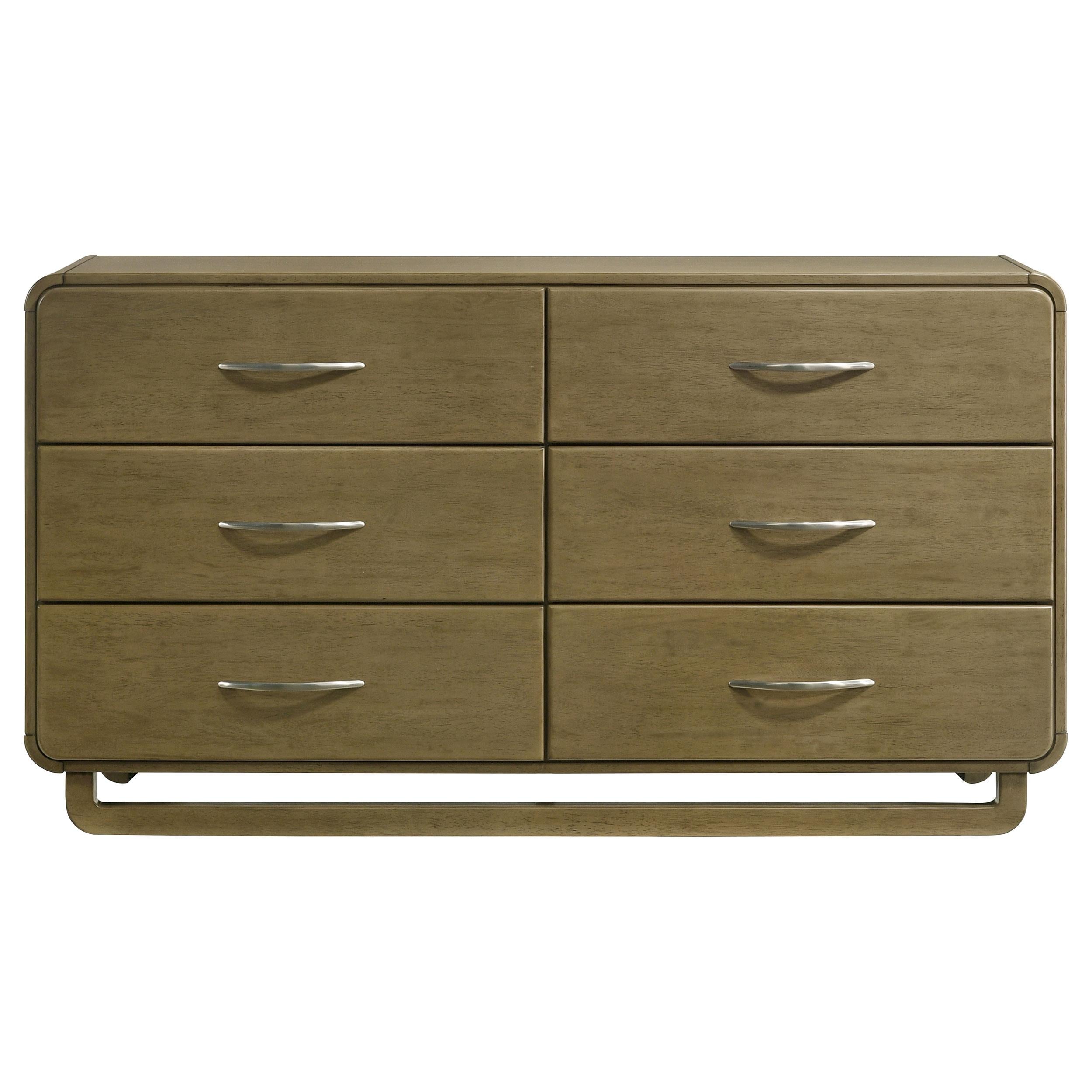 Coaster Furniture Amsbury 224273 6-Drawer Dresser Cabinet - Nutmeg - Image 2