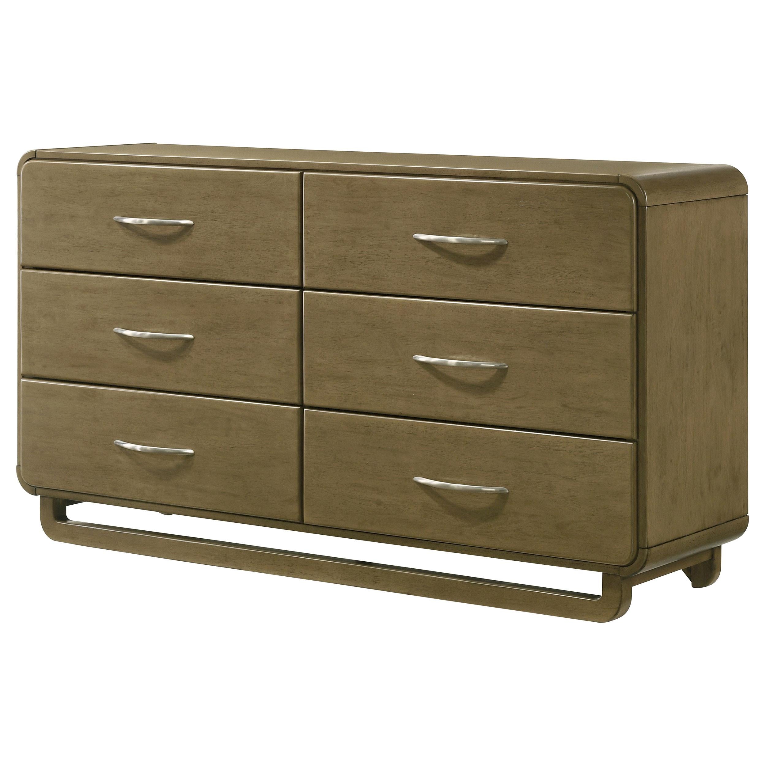 Coaster Furniture Amsbury 224273 6-Drawer Dresser Cabinet - Nutmeg - Image 3