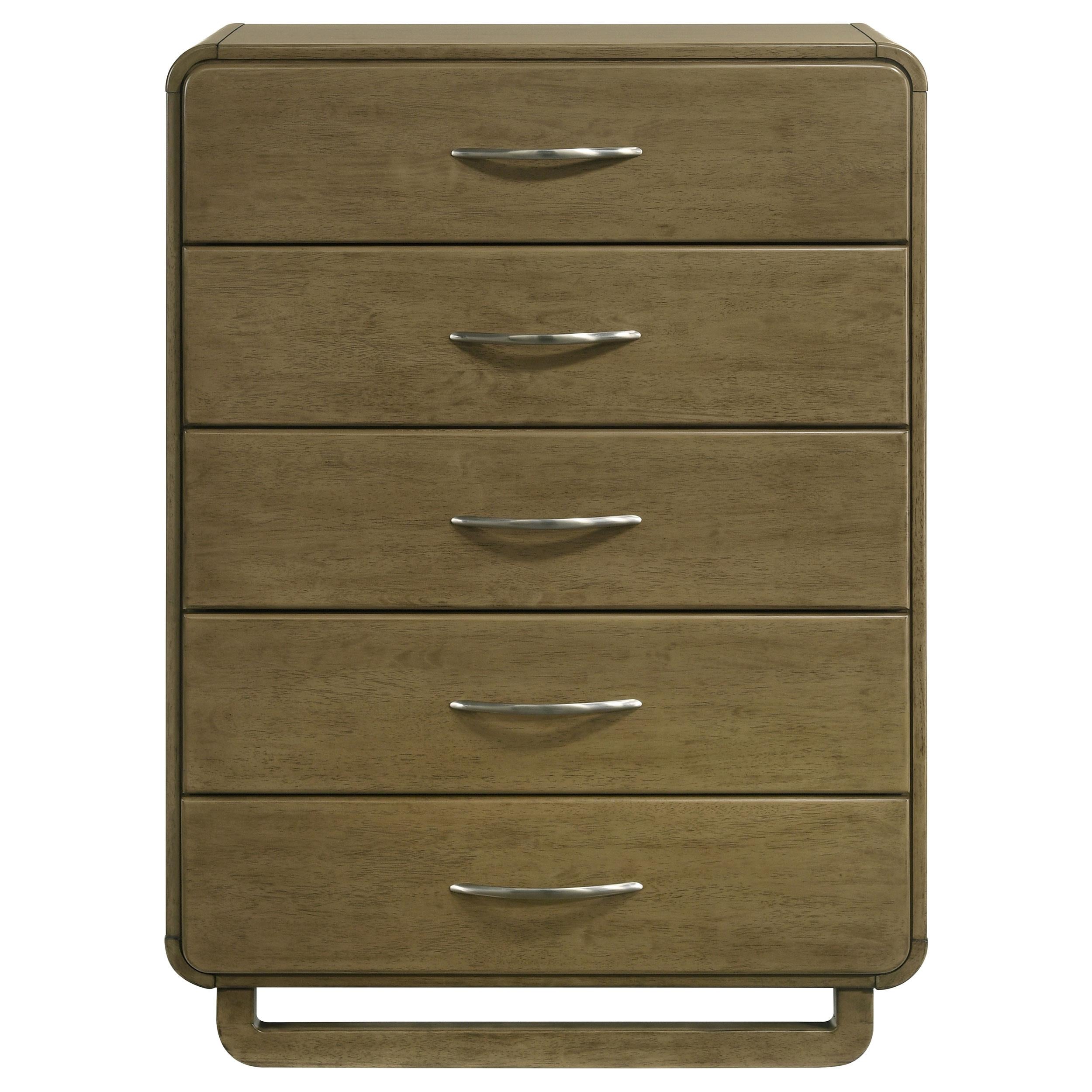 Coaster Furniture Amsbury 224275 5-Drawer Chest of Drawers - Nutmeg - Image 2