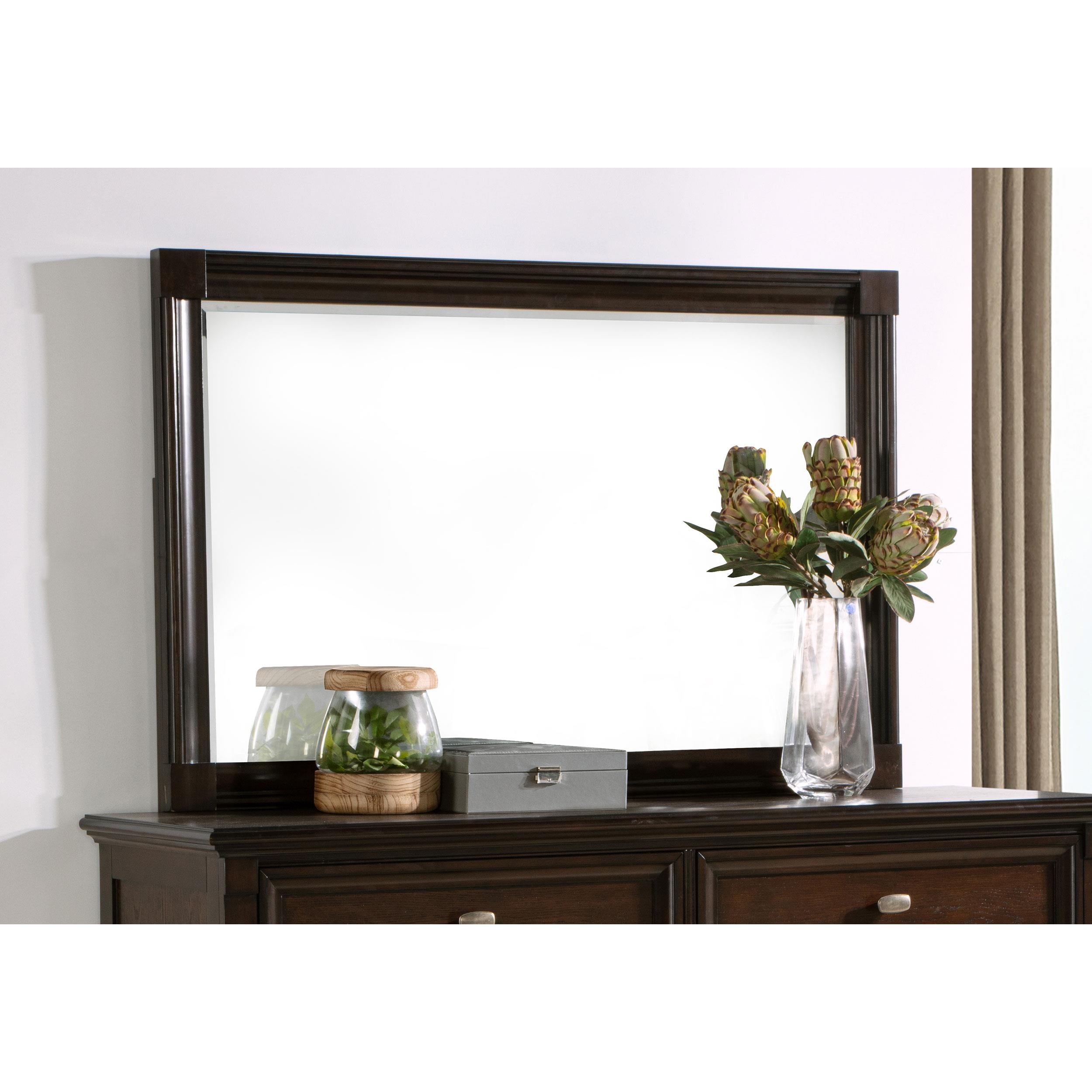 Coaster Furniture Andover 223634 Dresser Mirror - Dark Oak - Image 3