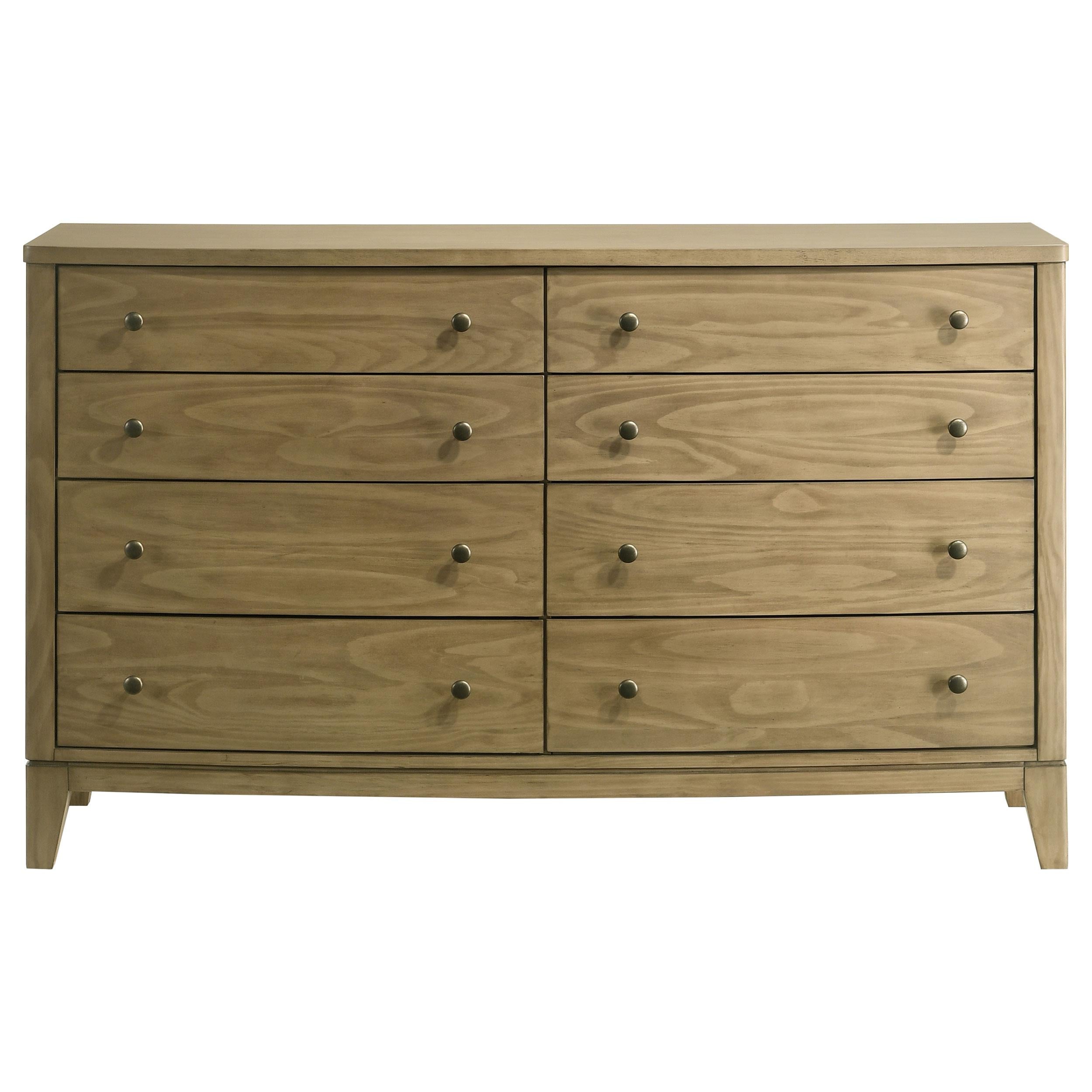 Coaster Furniture Granada 224923 8-Drawer Dresser Cabinet - Natural Pine - Image 2