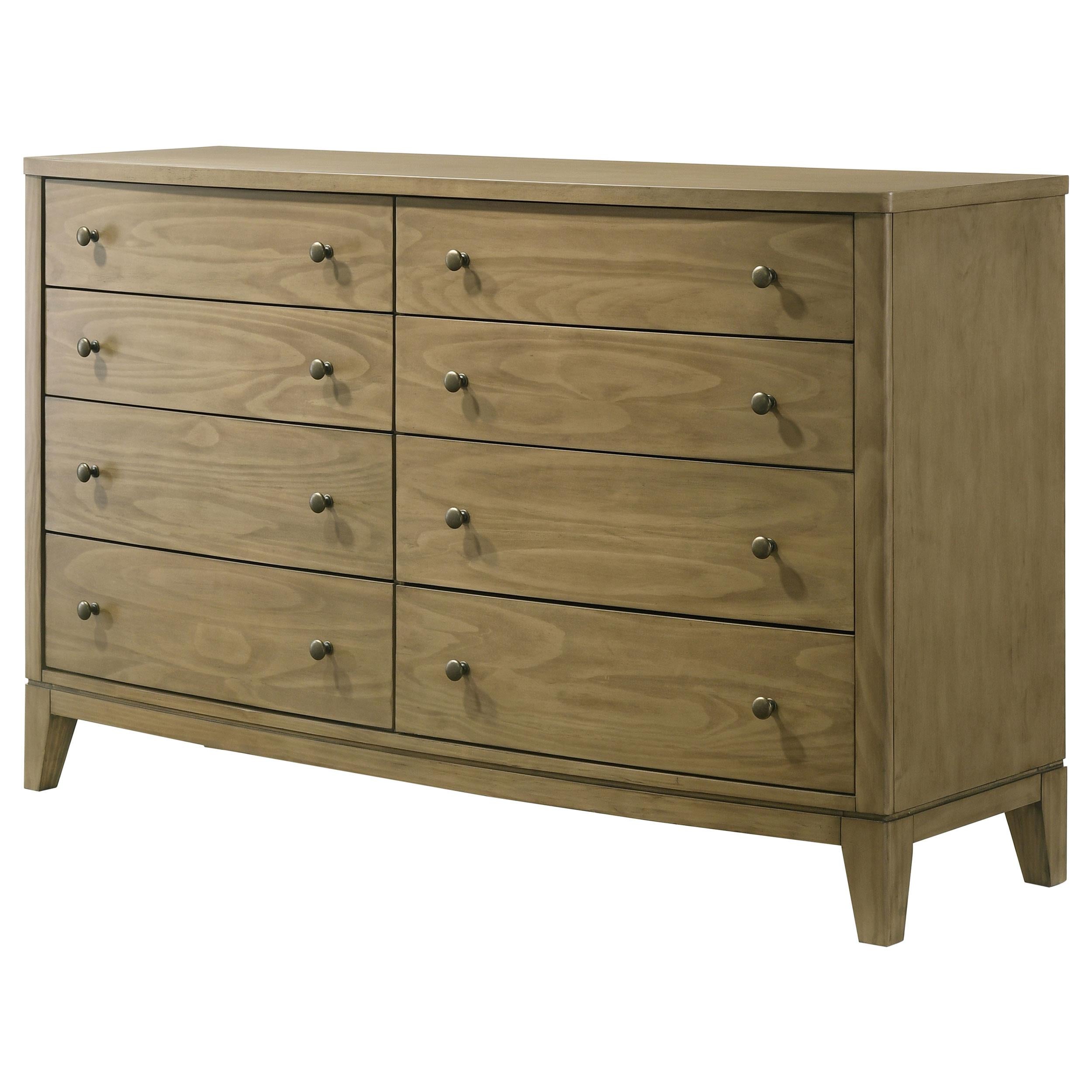 Coaster Furniture Granada 224923 8-Drawer Dresser Cabinet - Natural Pine - Image 3
