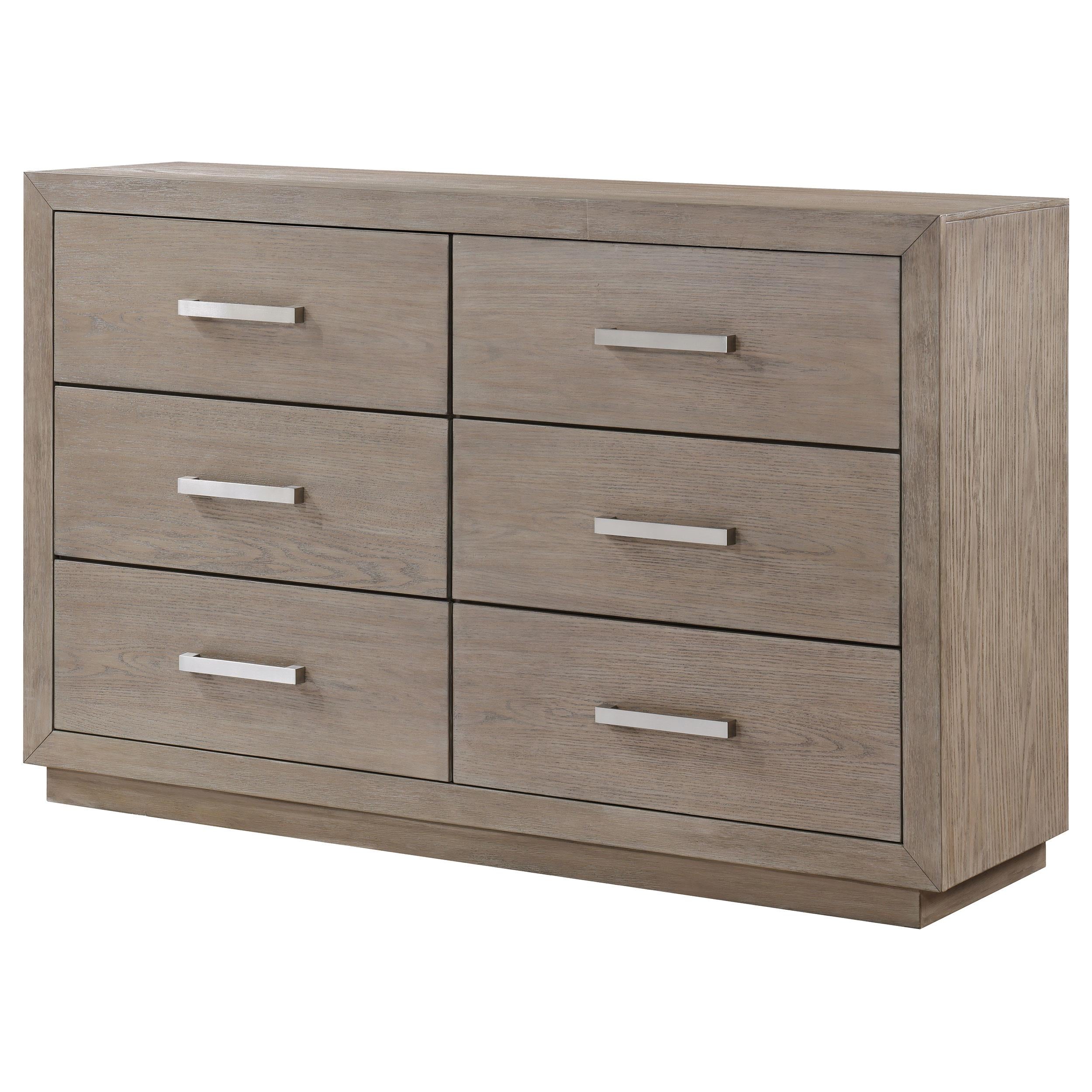 Coaster Furniture Kenora 224853 6-Drawer Dresser - Barley Brown - Image 3