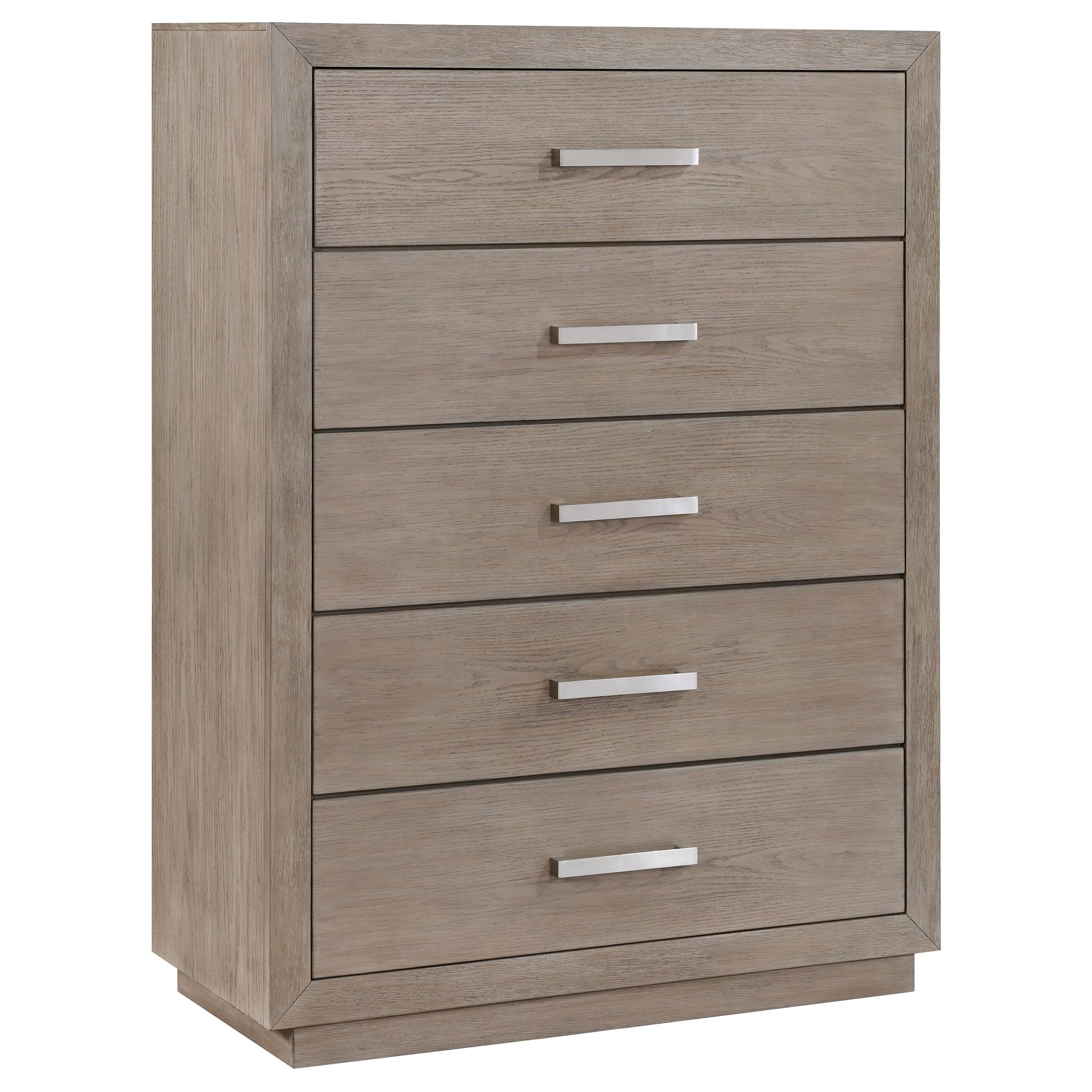 Coaster Furniture Kenora 224855 5-Drawer Bedroom Chest - Barley Brown - Image 1