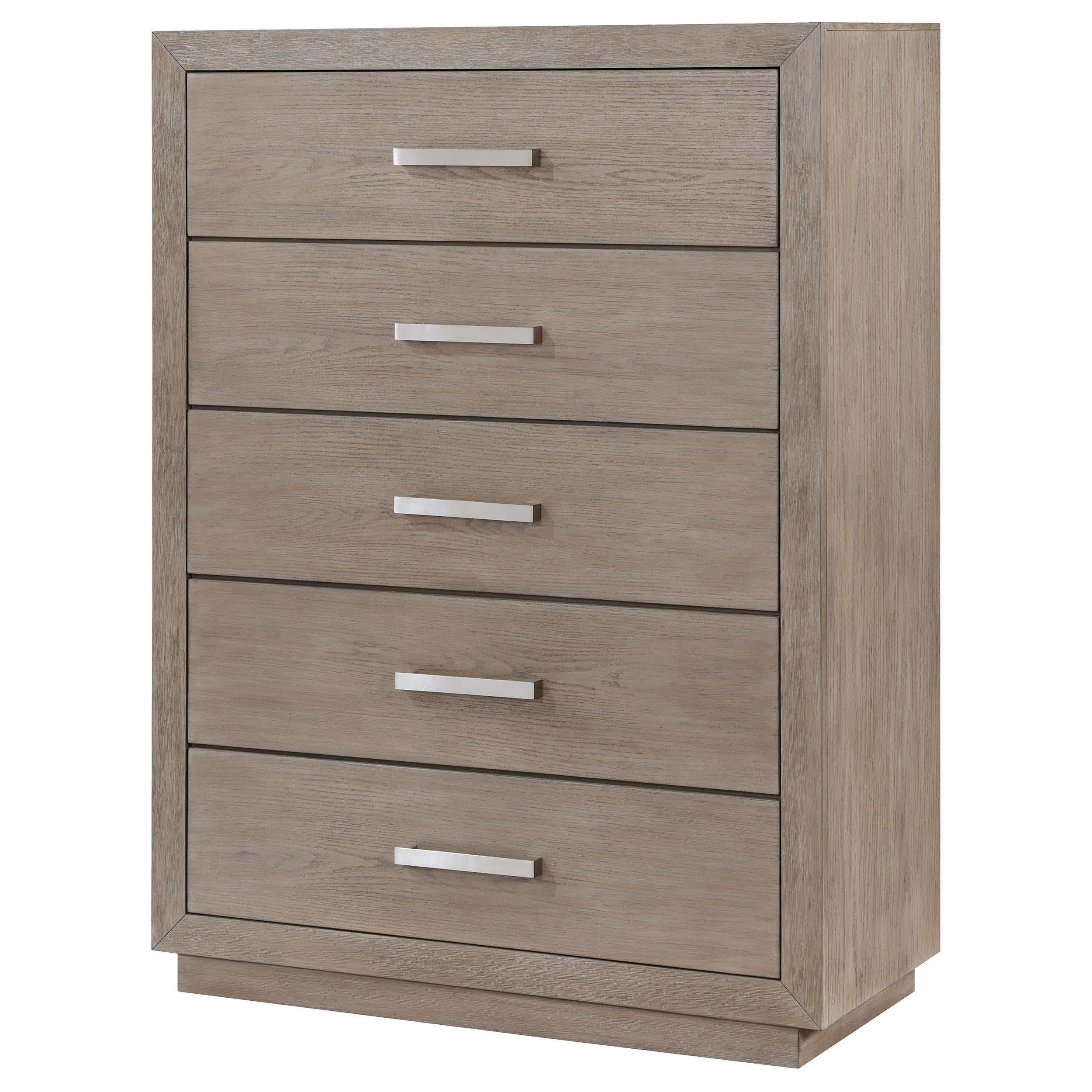 Coaster Furniture Kenora 224855 5-Drawer Bedroom Chest - Barley Brown - Image 3
