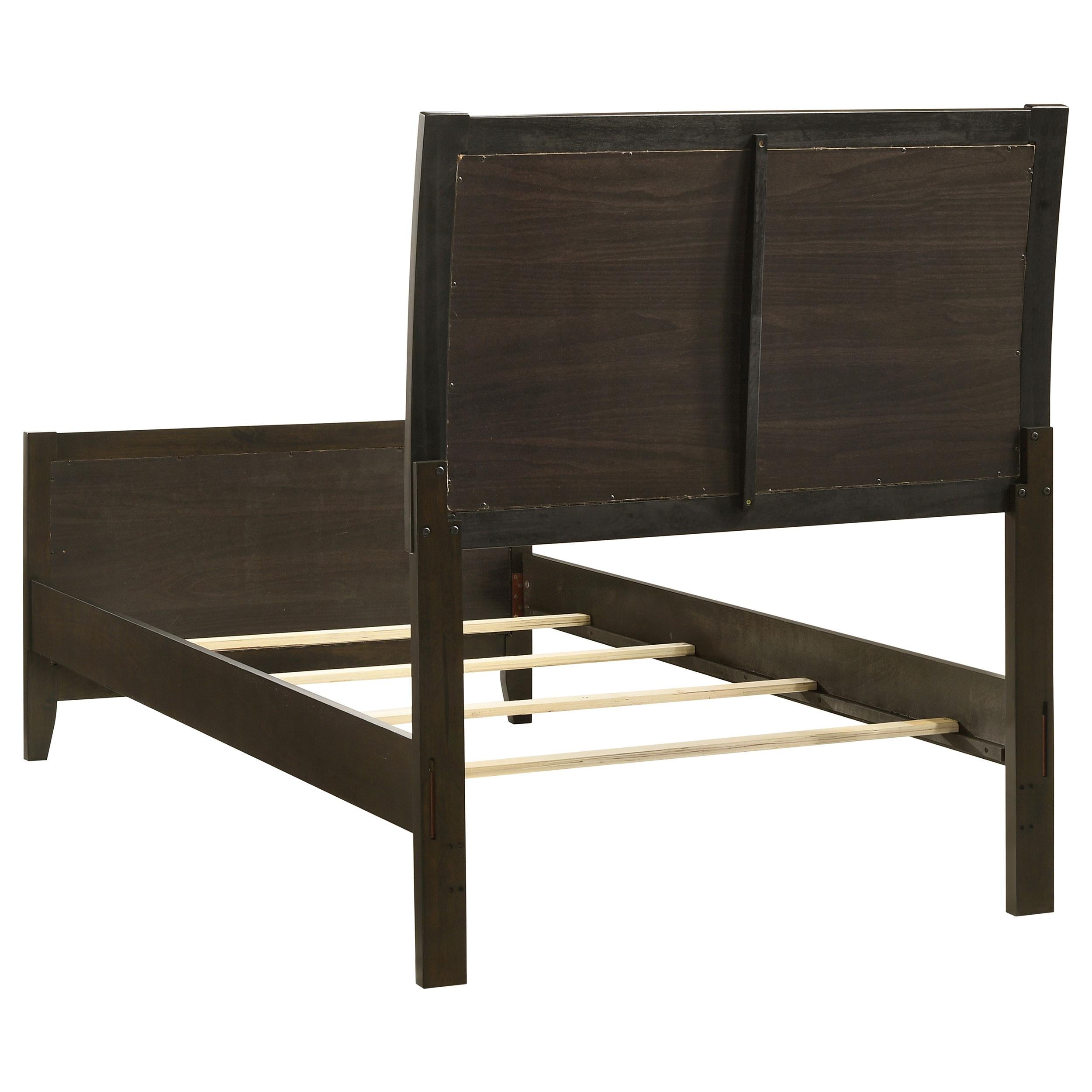Coaster Furniture Wilkes 224421T 51-inch Upholstered Twin Bed - Dark Cocoa - Image 3