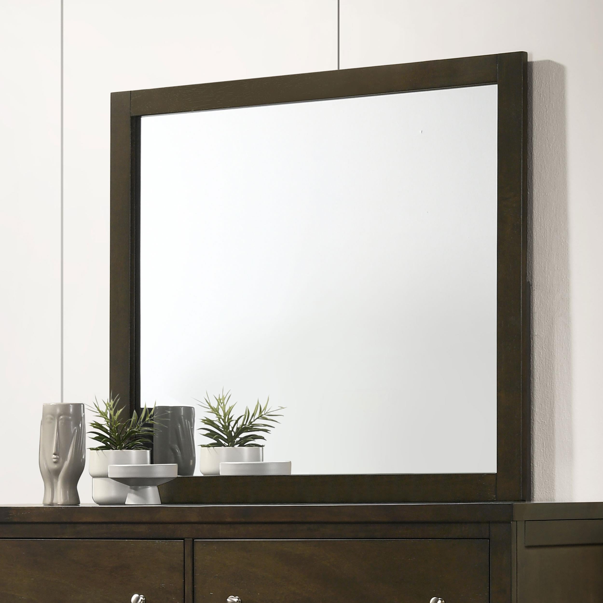 Coaster Furniture Wilkes 224424 Dresser Mirror - Dark Cocoa - Image 3