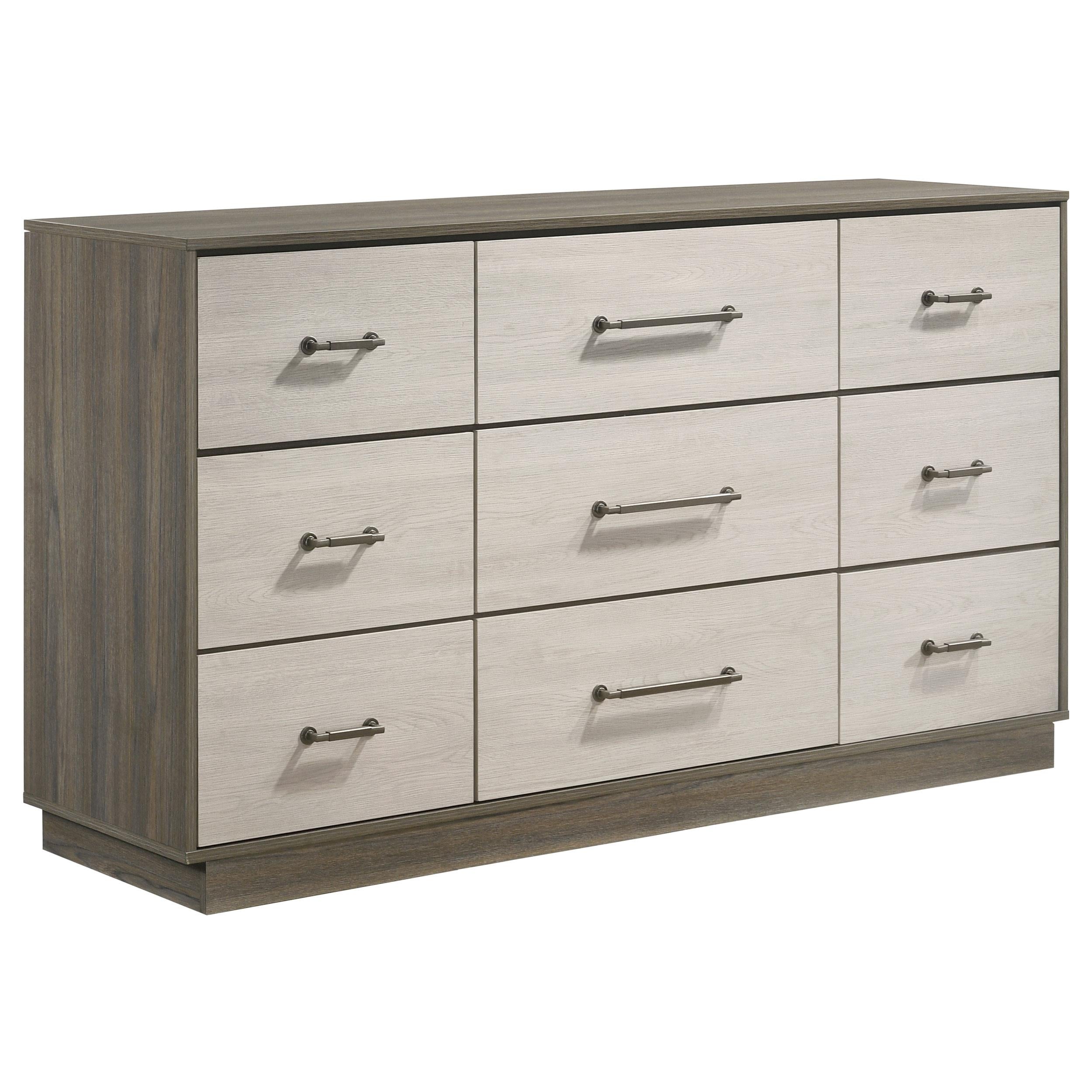 Coaster Furniture Fenwick 224983 9-Drawer Dresser - Grey Oak - Image 1